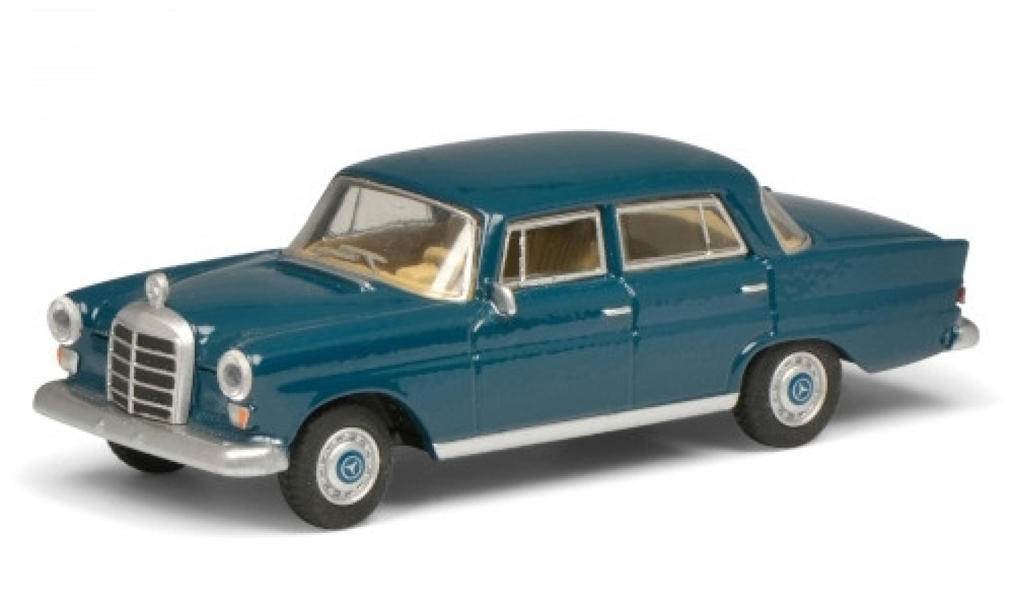 Mercedes 200 1/64 Schuco D (W120) verde Tailfin modellino in miniatura