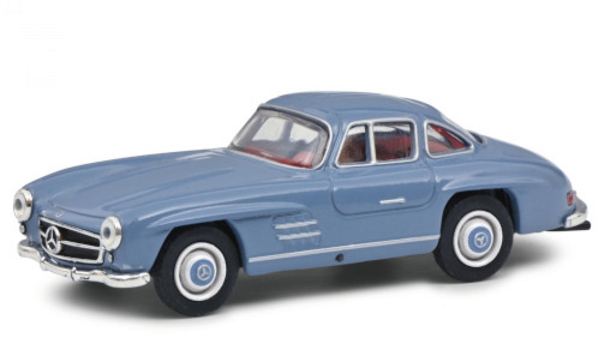 Mercedes 300 1/64 Schuco SL blu 1954 modellino in miniatura