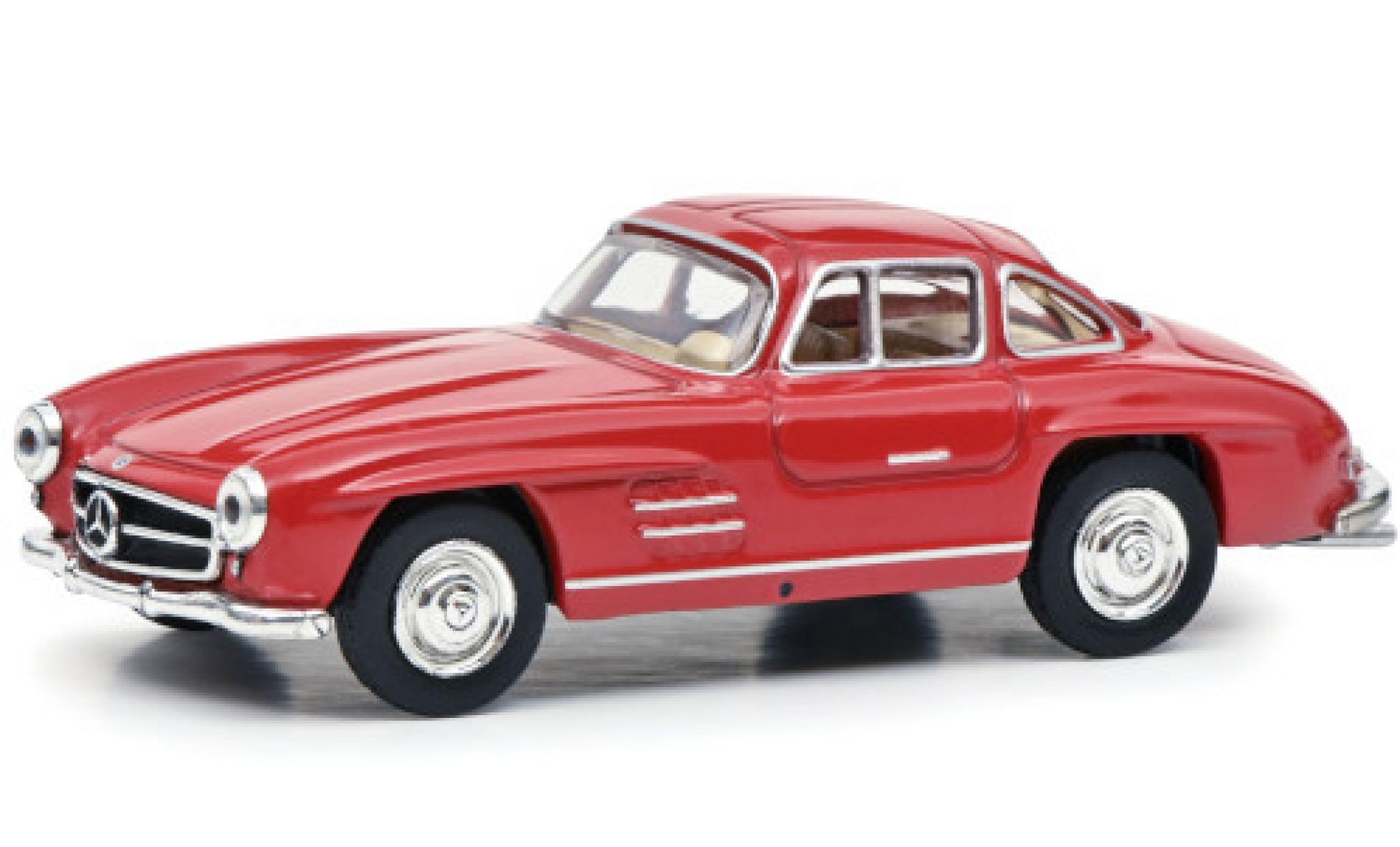 Mercedes 300 1/64 Schuco SL (W198) rosso Paperbox Edition modellino in miniatura