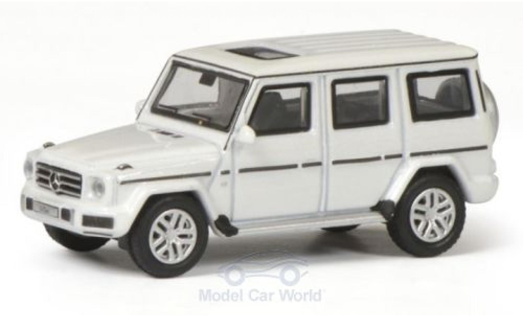 Mercedes Classe G 1/87 Schuco bianco modellino in miniatura