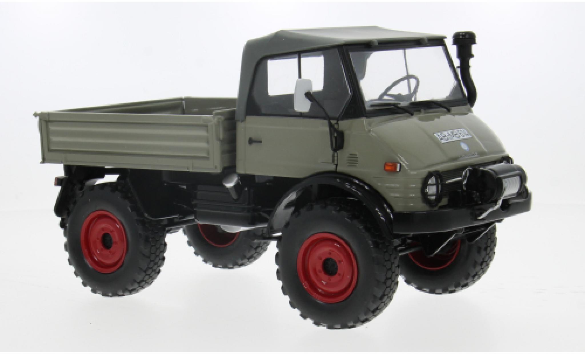 Mercedes Unimog Schuco U406 beige 1:18 modellino in miniatura