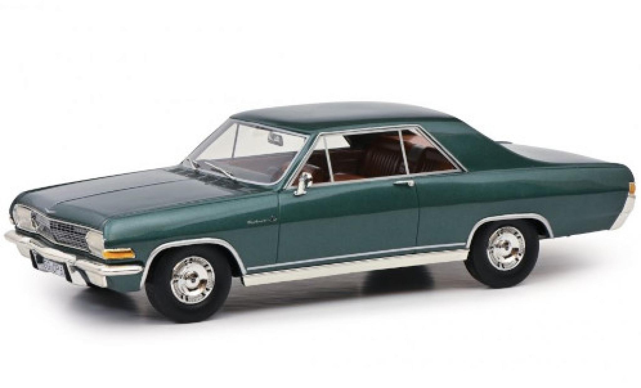 Opel Diplomat 1/18 Schuco A Coupe metallico verde 1965 modellino in miniatura