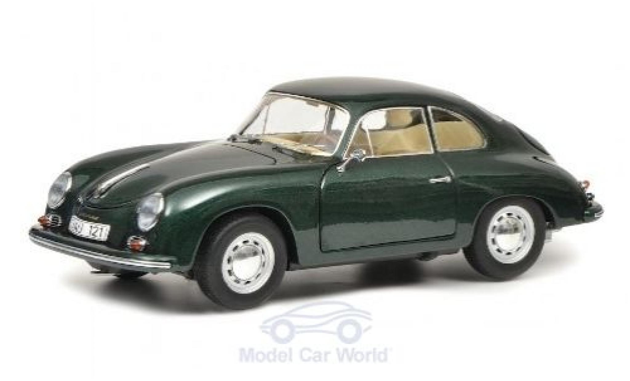 Porsche 356 1/18 Schuco A verde modellino in miniatura