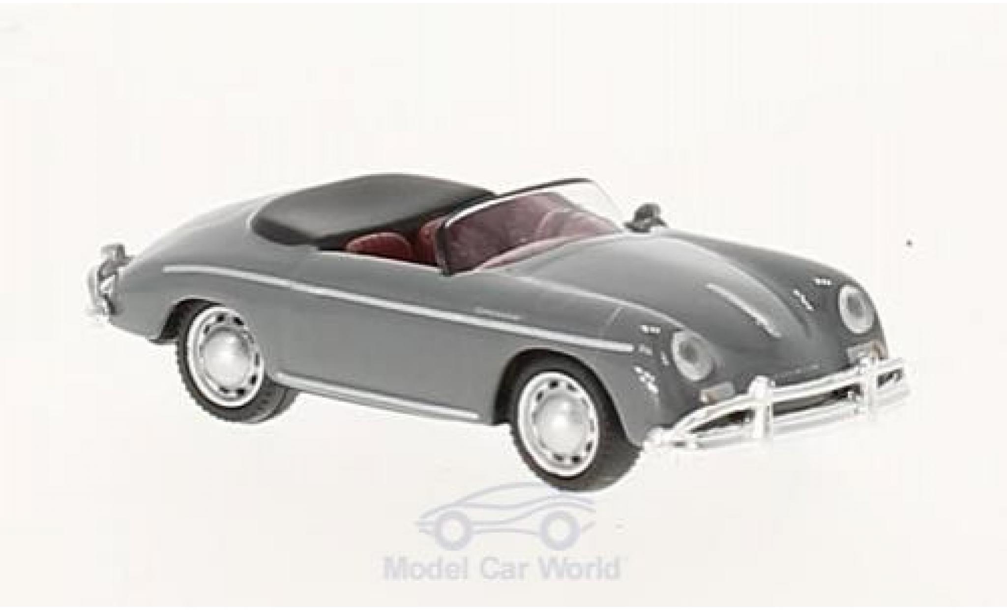 Porsche 356 A 1/87 Schuco A Speedster grigio modellino in miniatura