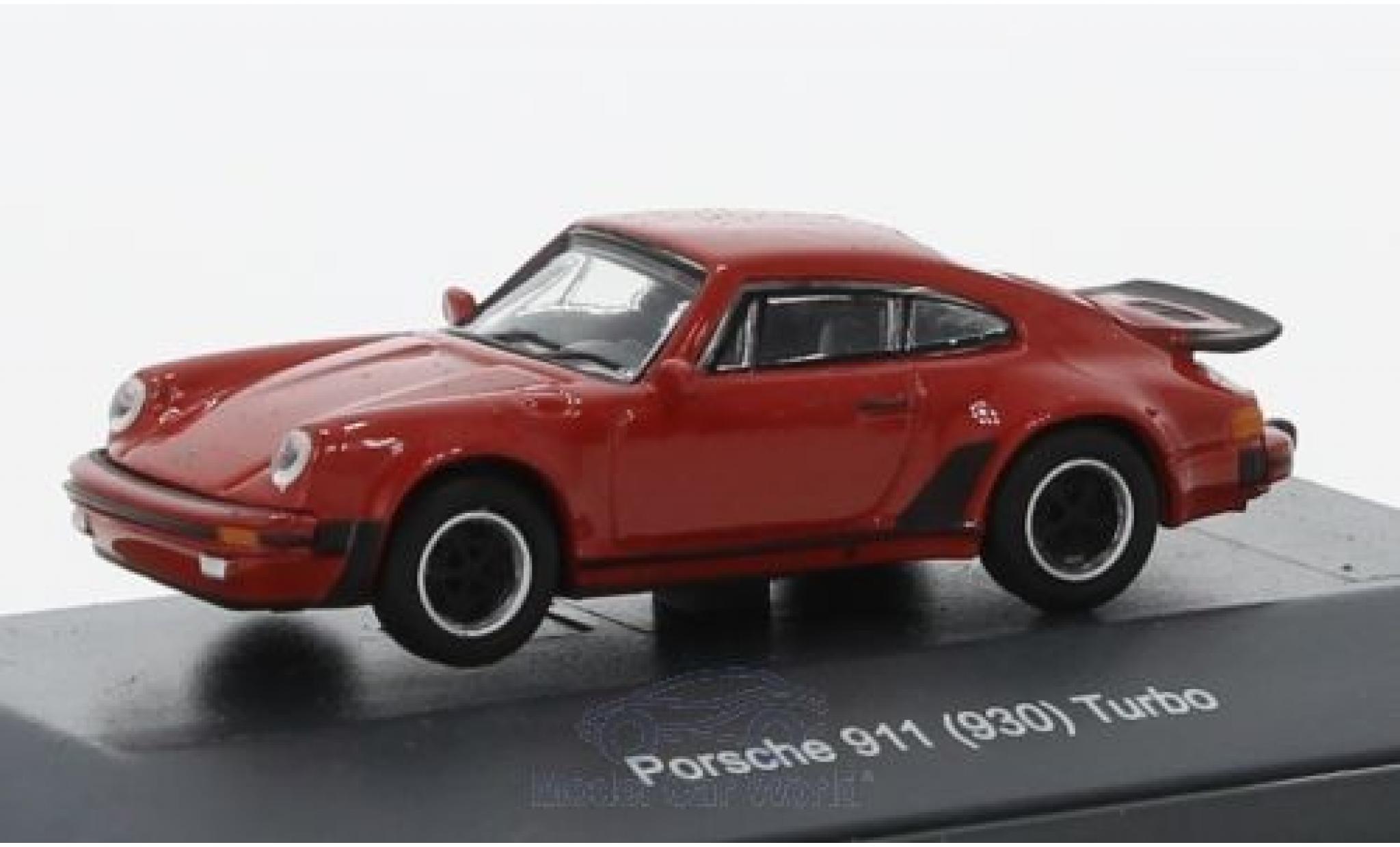 Porsche 930 Turbo 1/87 Schuco 911 () Turbo rosso modellino in miniatura