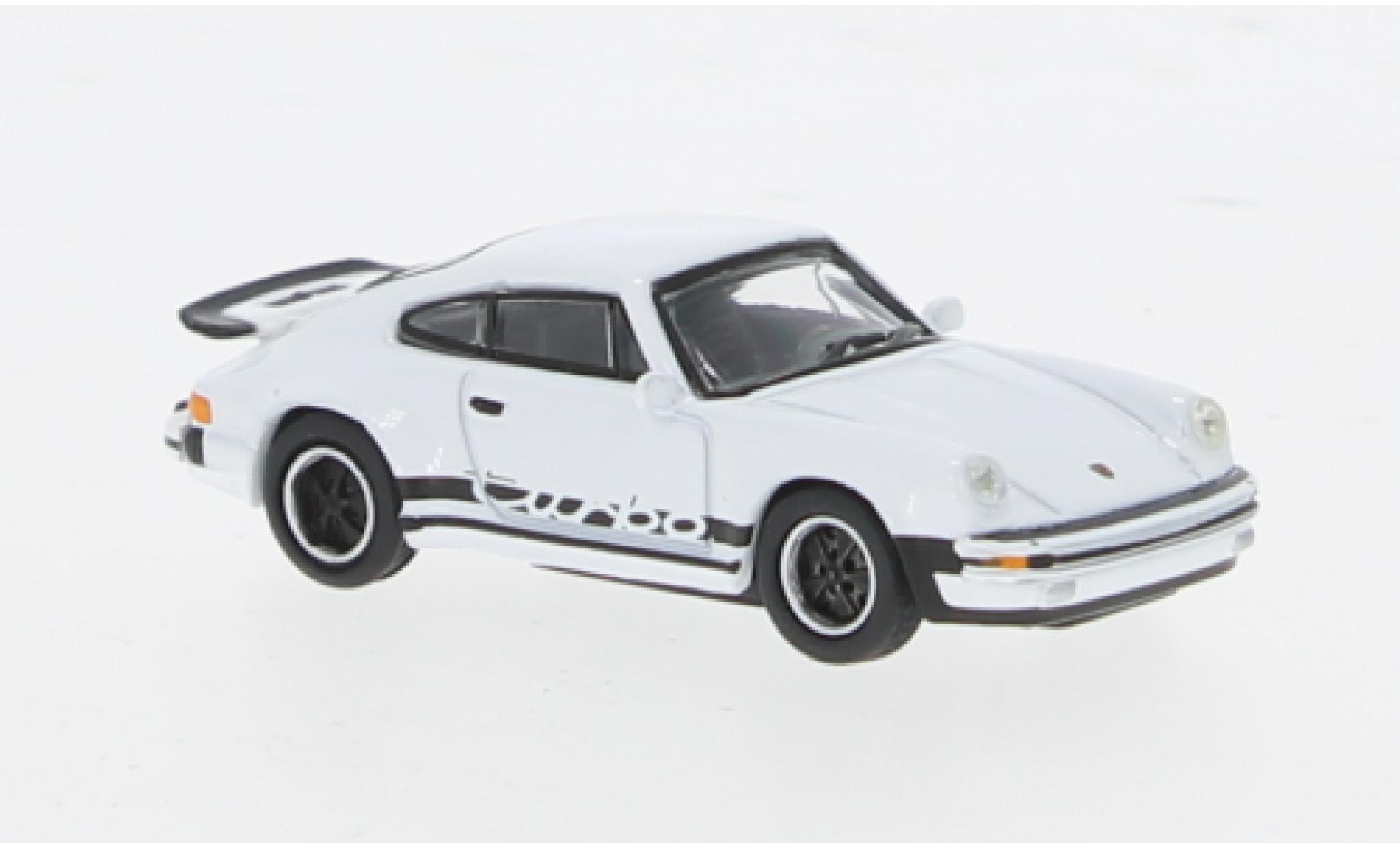 Porsche 930 Turbo 1/87 Schuco 911  weiss 1:87 modellino in miniatura
