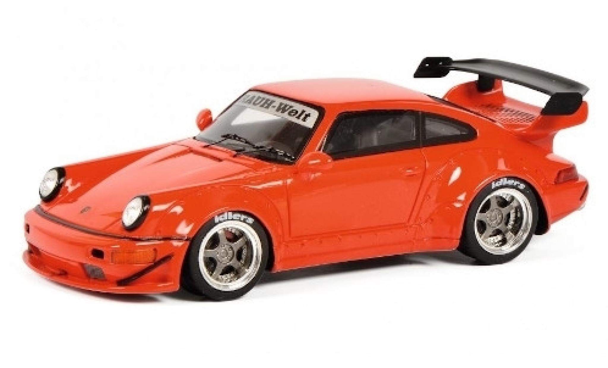 Porsche 964 RWB 1/43 Schuco 911 () RAUH-Welt RWB rosso modellino in miniatura