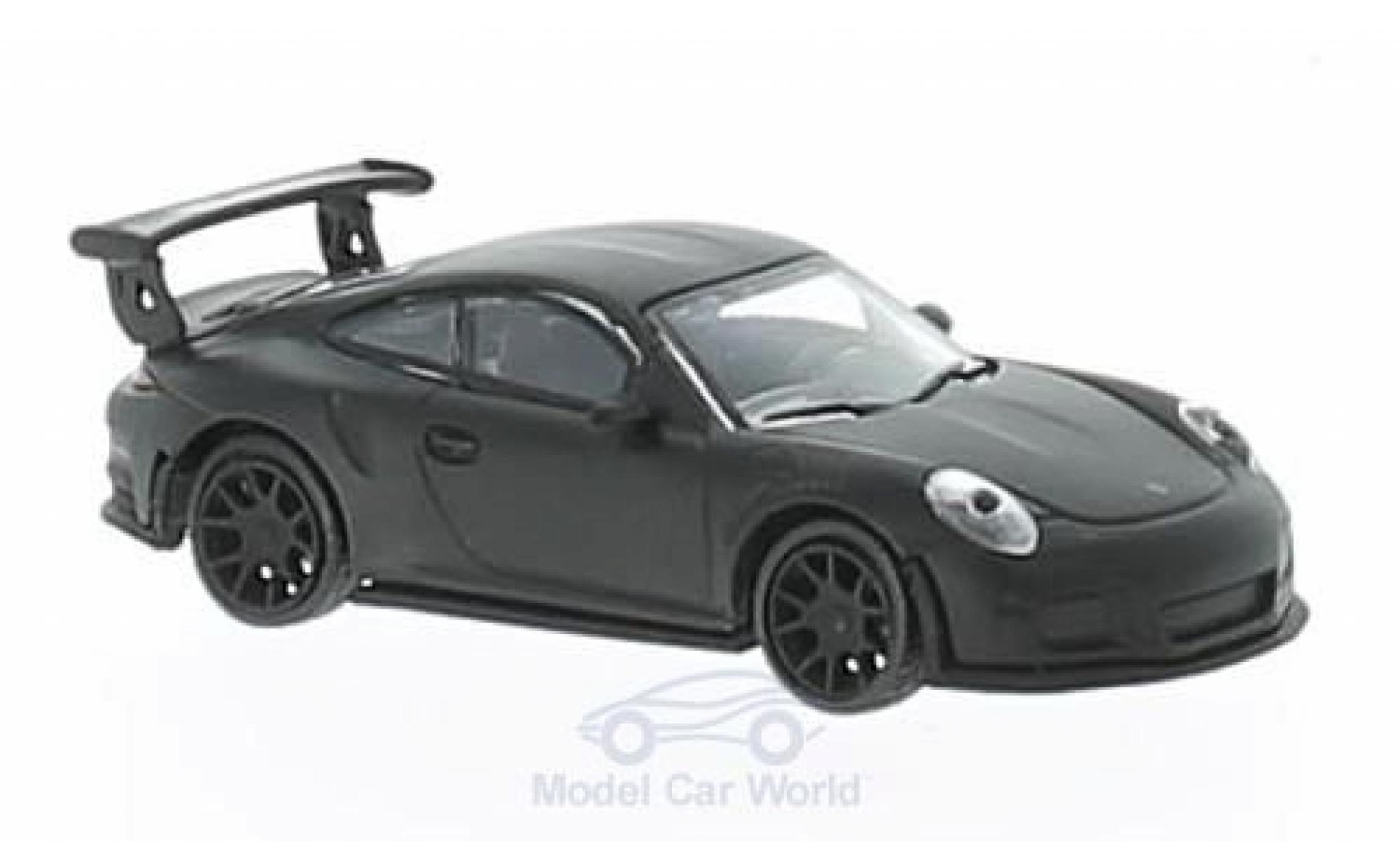 Porsche 991 GT3 RS 1/87 Schuco 911 () GT3 RS matt-nero modellino in miniatura