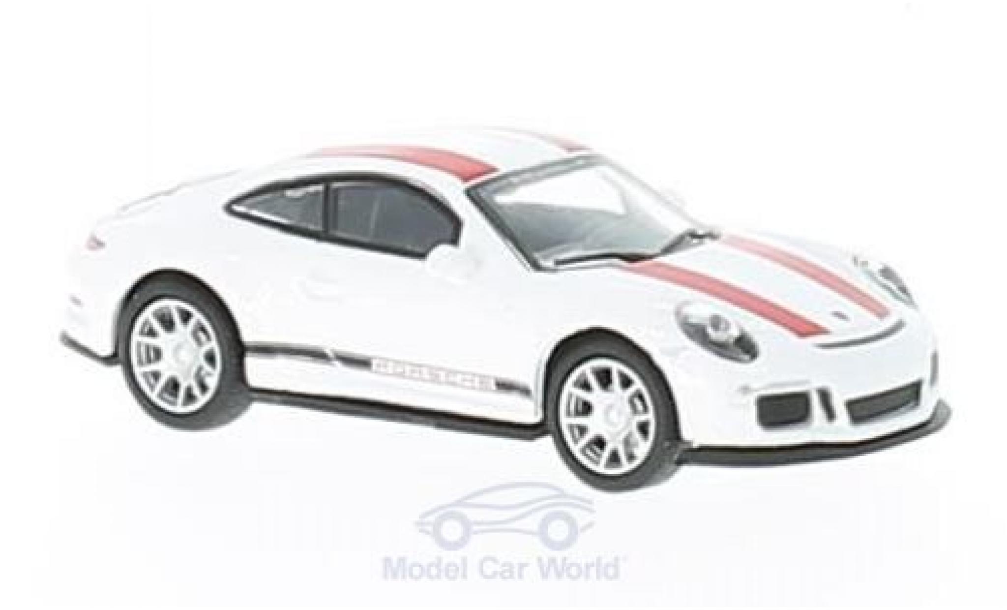 Porsche 991 R 1/87 Schuco 911 () R bianco/rosso modellino in miniatura