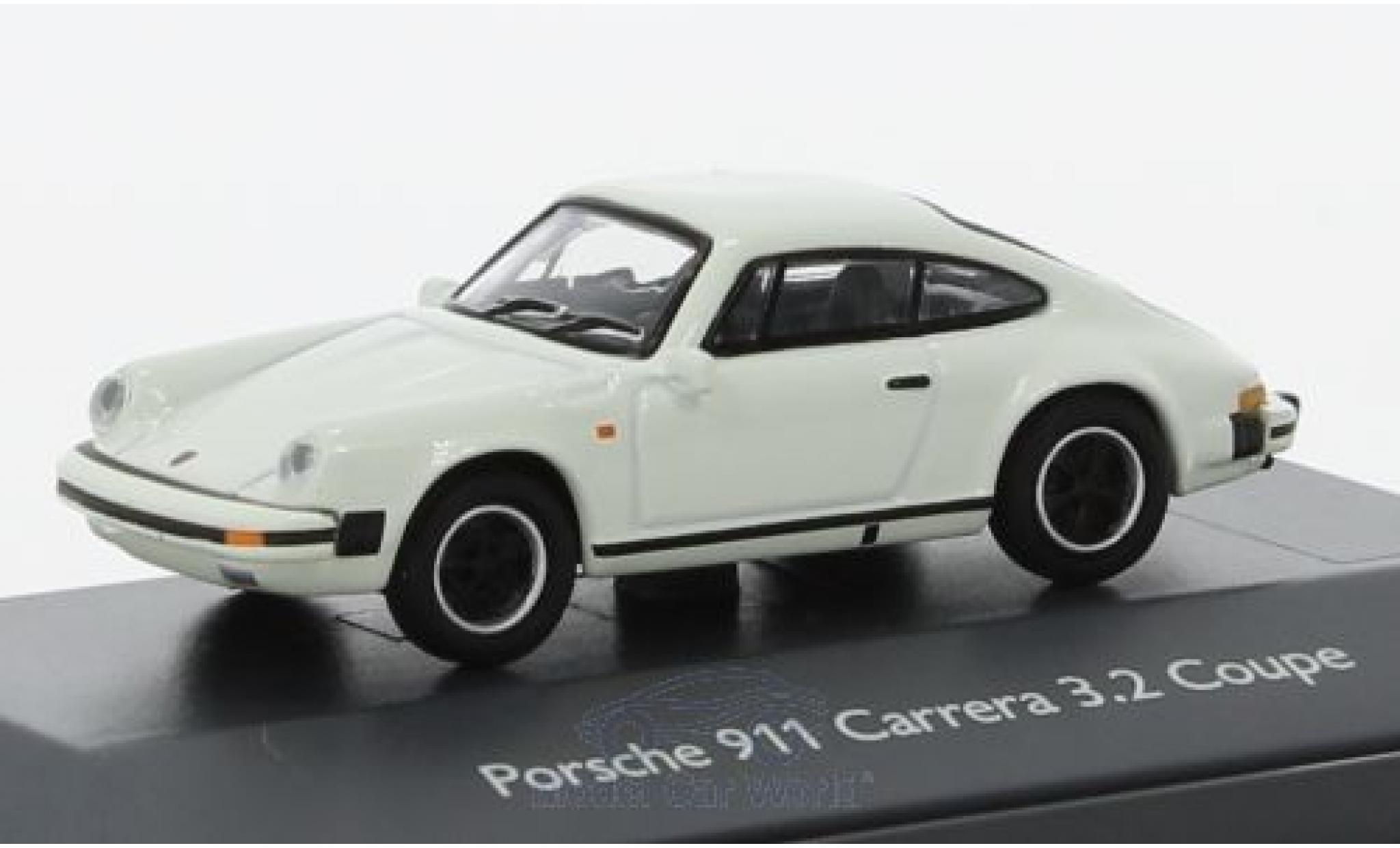 Porsche 911 SC 1/87 Schuco Carrera 3.2 Coupe bianco modellino in miniatura