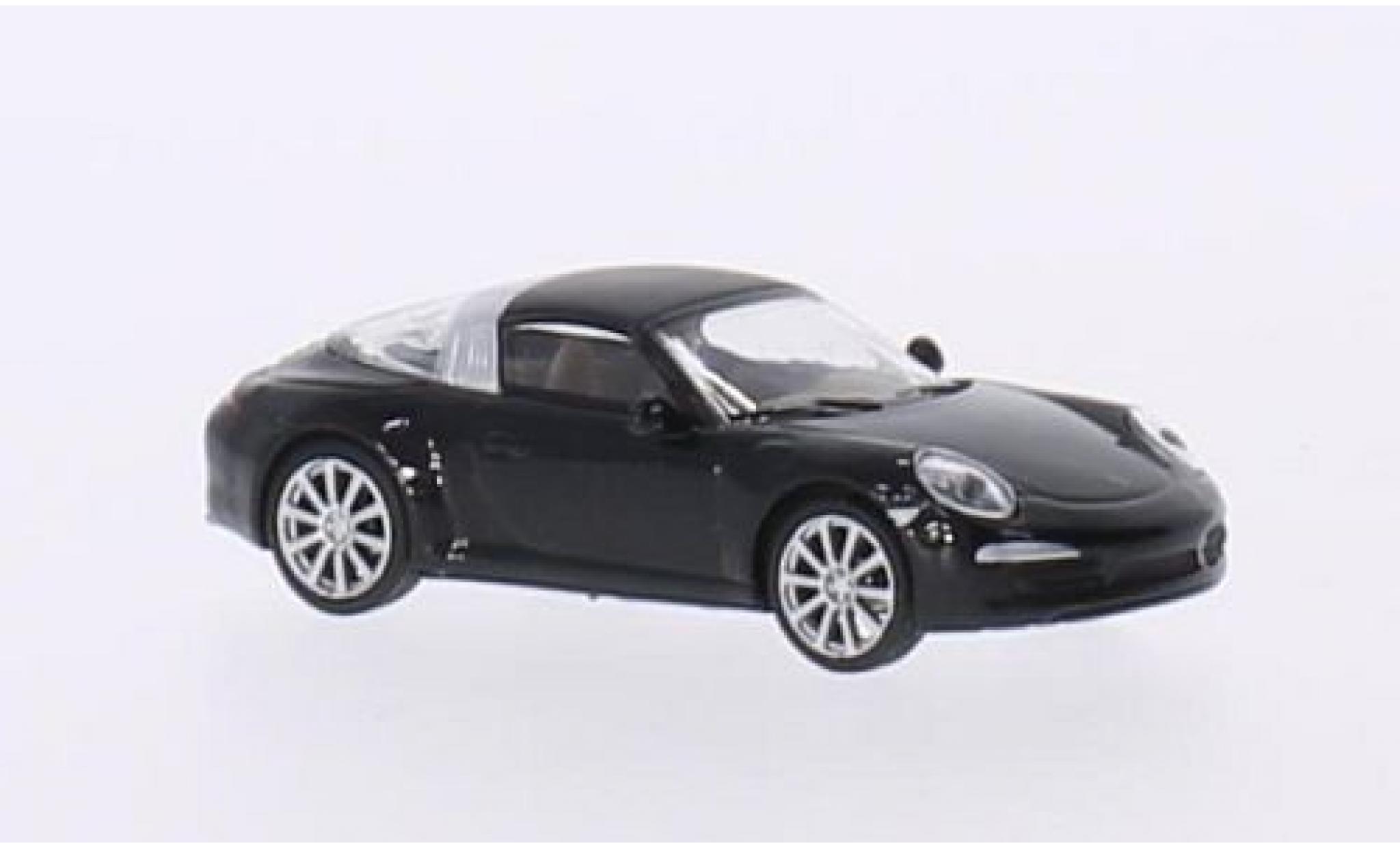 Porsche 991 Targa 1/87 Schuco 911 Targa 4S () metallico nero modellino in miniatura
