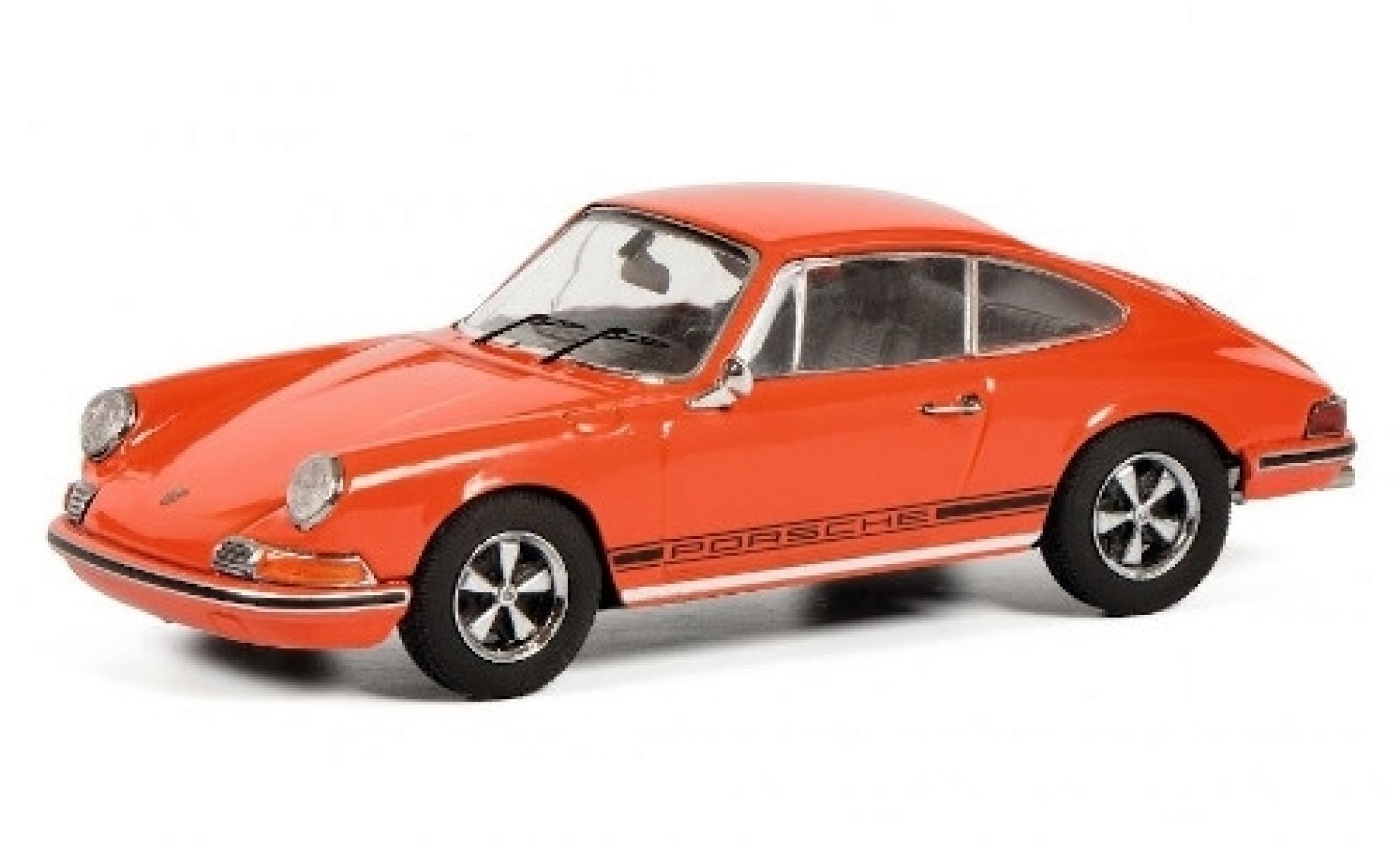 Porsche 911 1/43 Schuco S orange/Dekor modellino in miniatura
