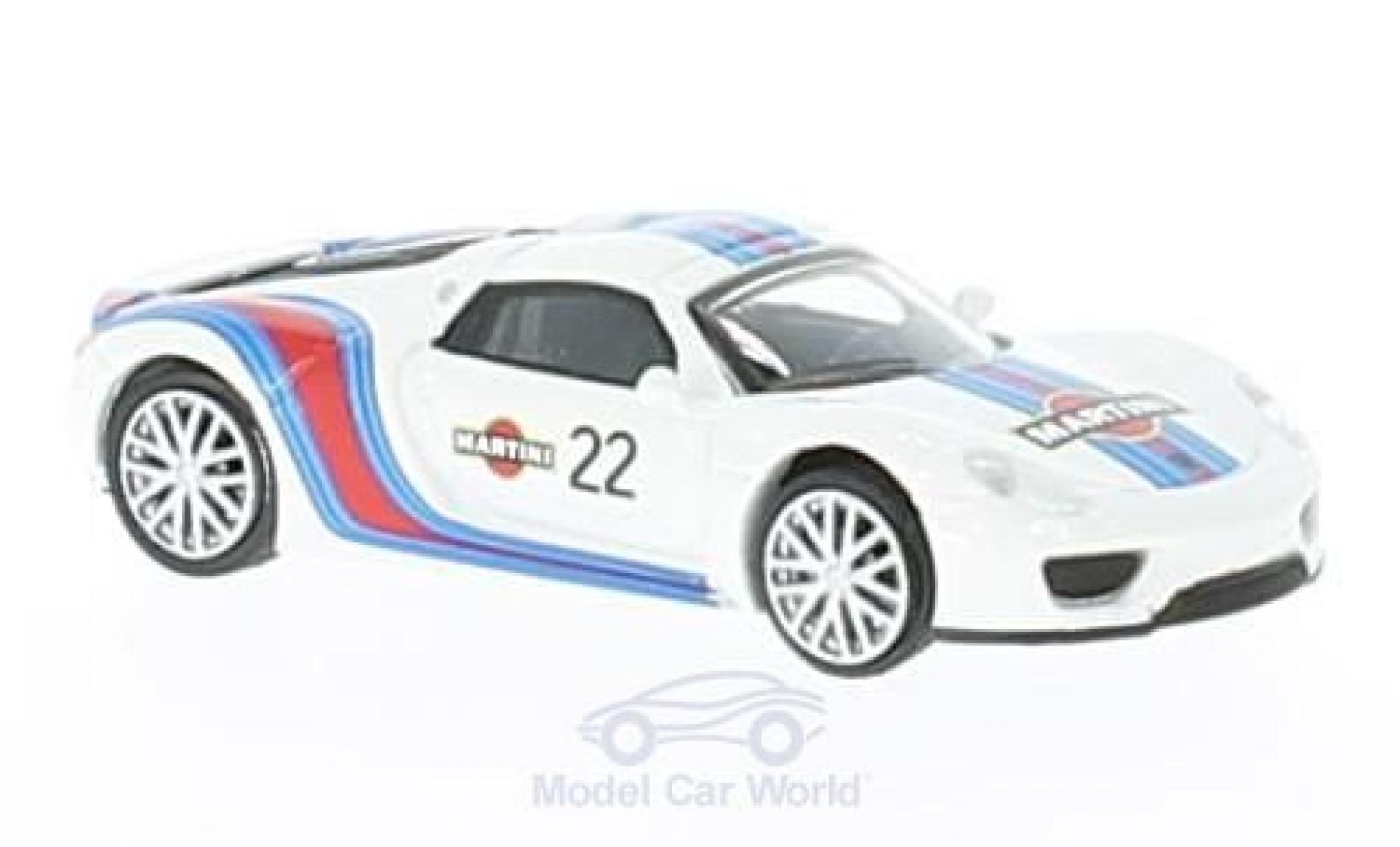 Porsche 918 1/87 Schuco Spyder No.22 Martini modellino in miniatura