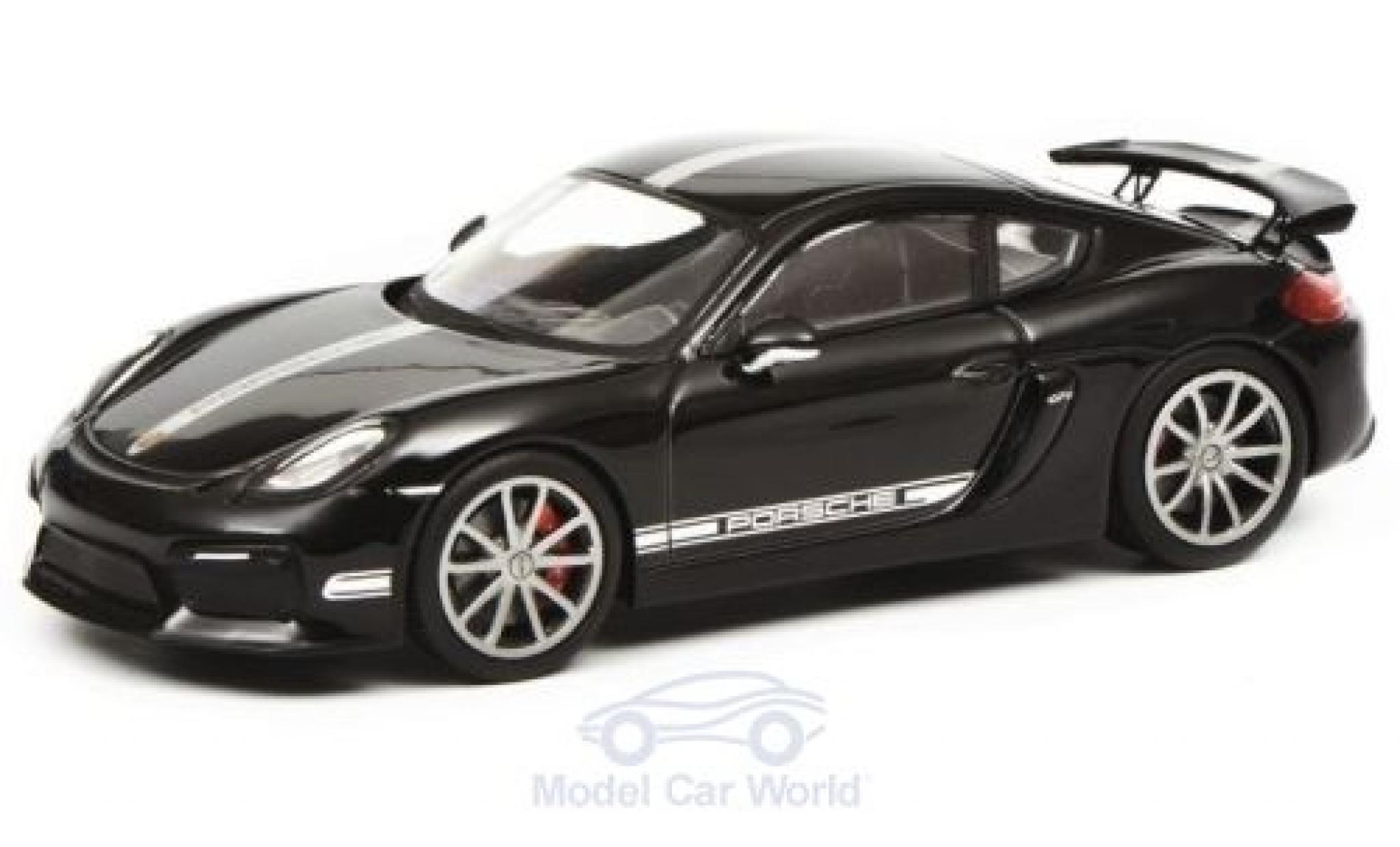 Porsche Cayman GT4 1/43 Schuco GT4 (981c) nero/grigio 2015 modellino in miniatura