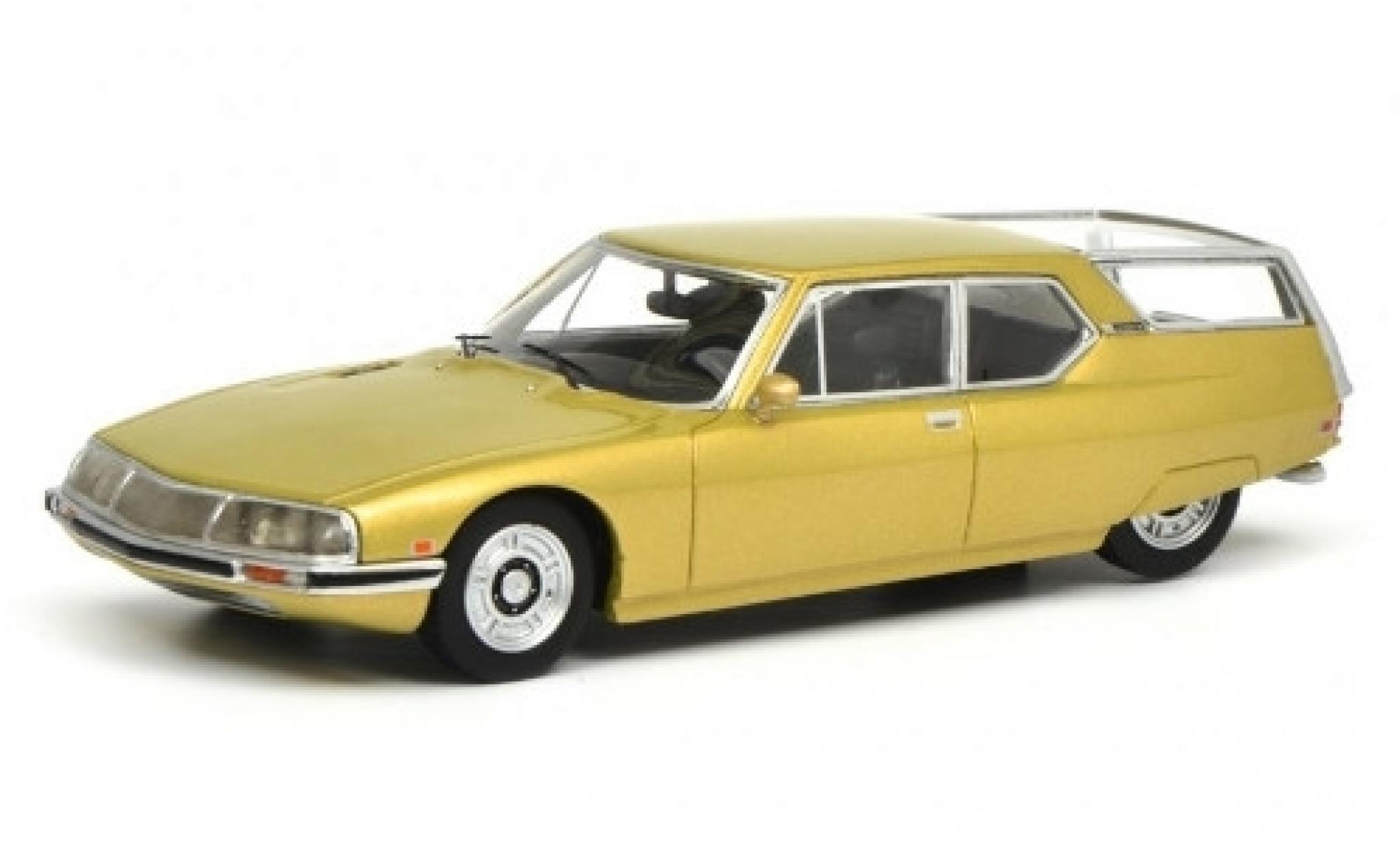 Citroen SM 1/18 Schuco Shooting Brake gold 1970 modellino in miniatura