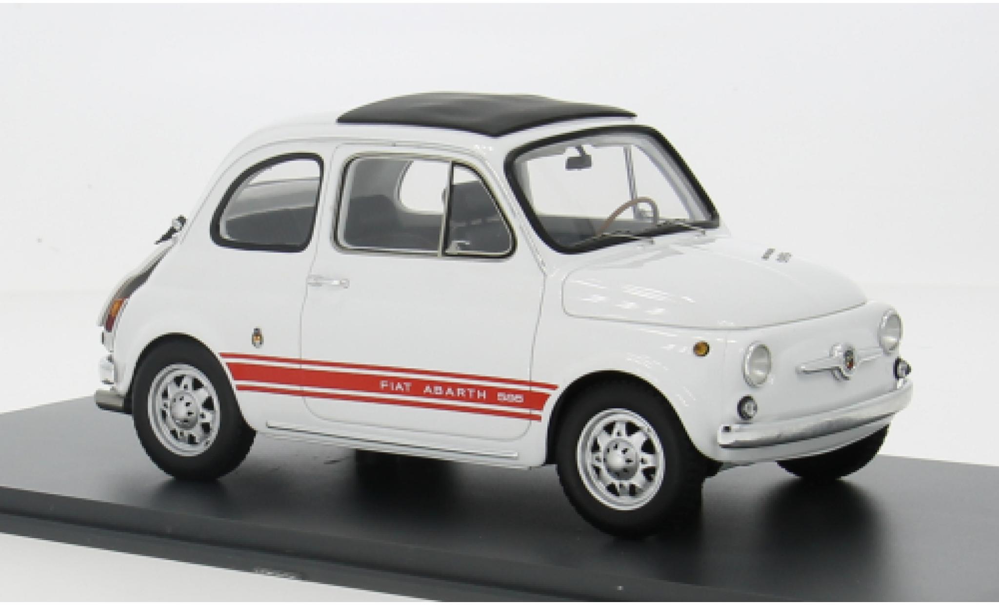 Fiat 500 1/18 Schuco ProR Abarth 595 SS weiss 1965 1:18 modellino in miniatura
