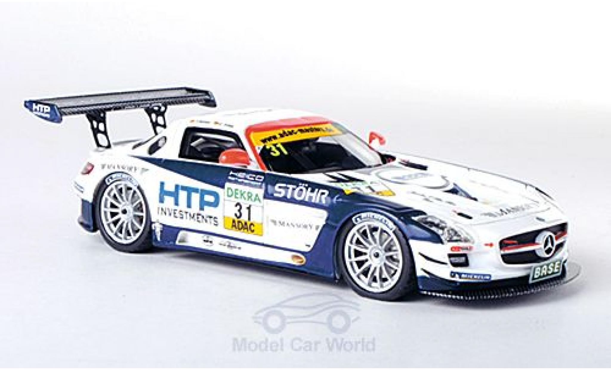 Mercedes SLS 1/43 Schuco AMG GT3 No.31 Heico Motorsport ADAC GT Masters 2011 T.Holzer/C.Tilke modellino in miniatura