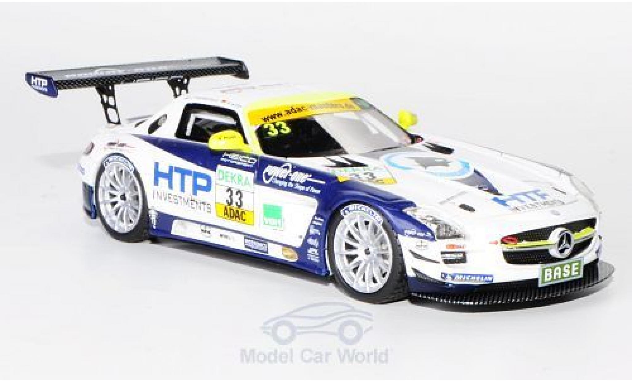 Mercedes SLS 1/43 Schuco AMG GT3 No.33 Heico Motorsport ADAC GT Masters 2011 C.Frankenhout modellino in miniatura