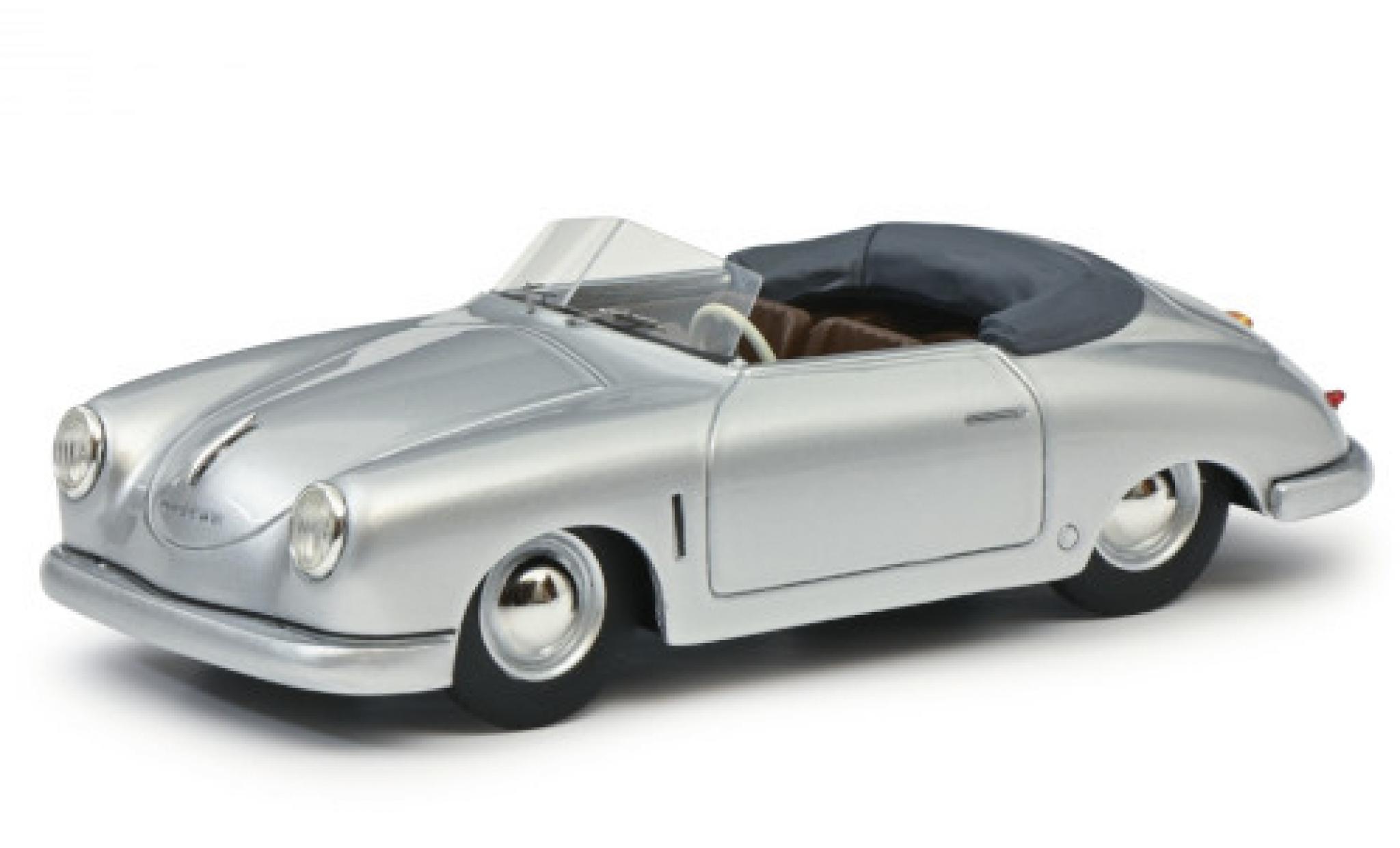Porsche 356 1/43 Schuco Gmünd Cabriolet grigio 1950 modellino in miniatura