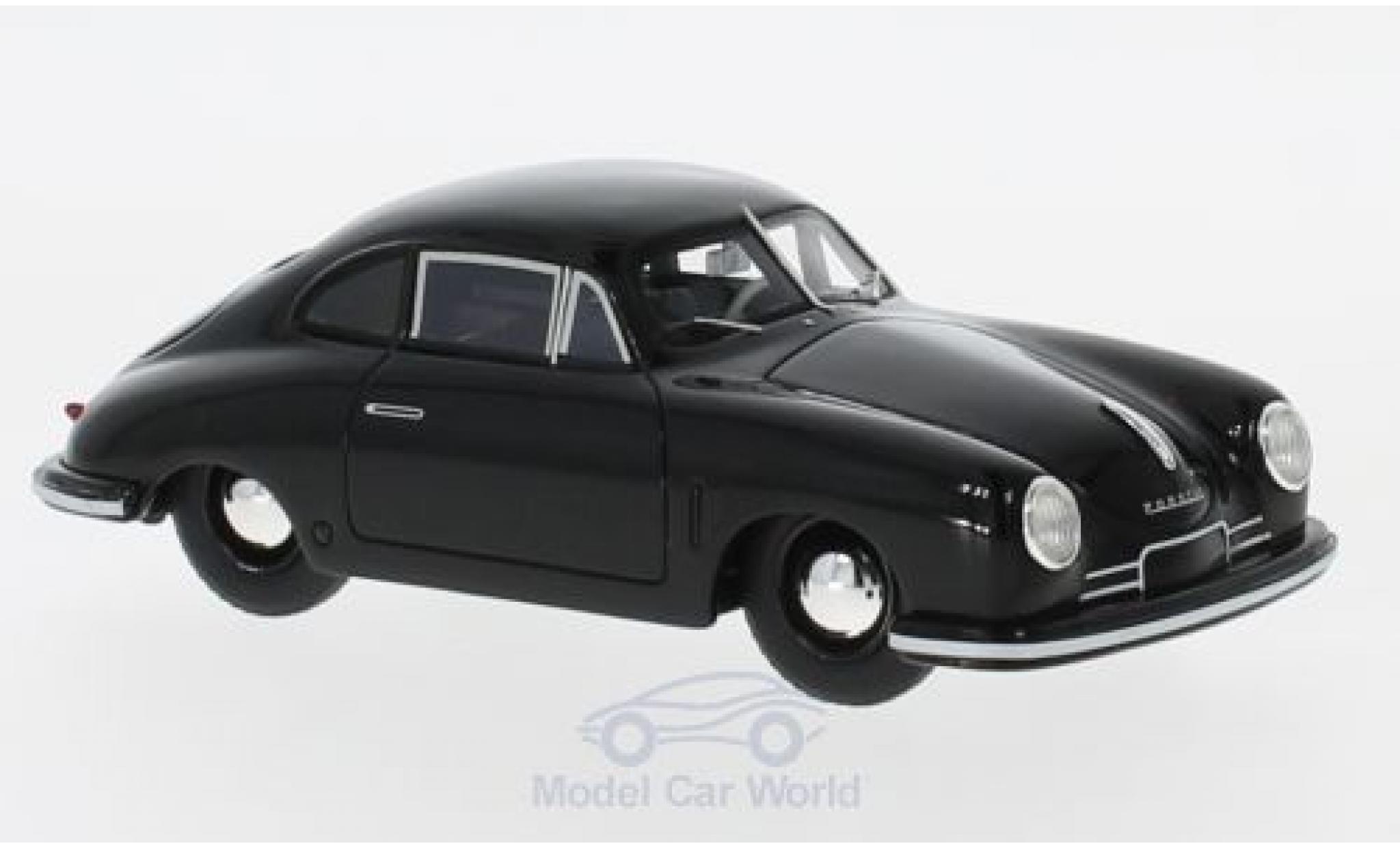 Porsche 356 A 1/43 Schuco Gmünd Coupe nero 1949 modellino in miniatura