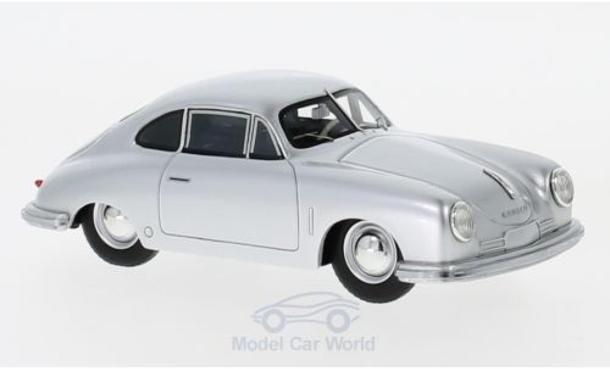 Porsche 356 A 1/43 Schuco Gmünd Coupe grigio 1949 modellino in miniatura