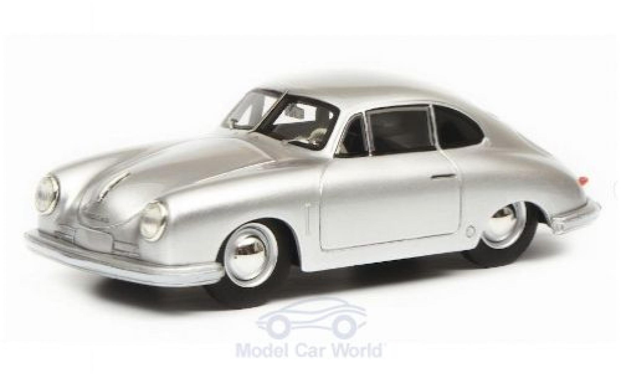 Porsche 356 1/18 Schuco Gmünd grigio modellino in miniatura