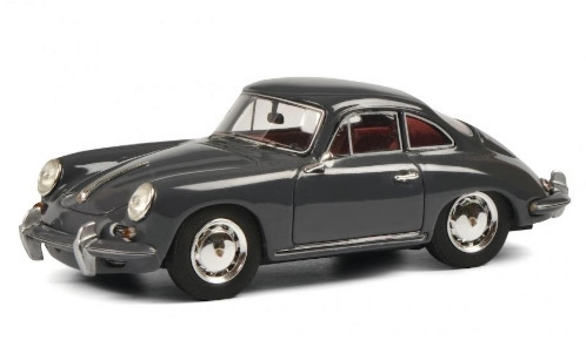 Porsche 356 1/43 Schuco SC grigio modellino in miniatura