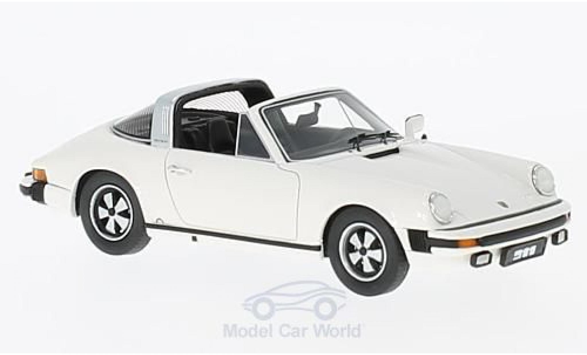 Porsche 930 Targa 1/43 Schuco 911 Targa bianco 1975 modellino in miniatura