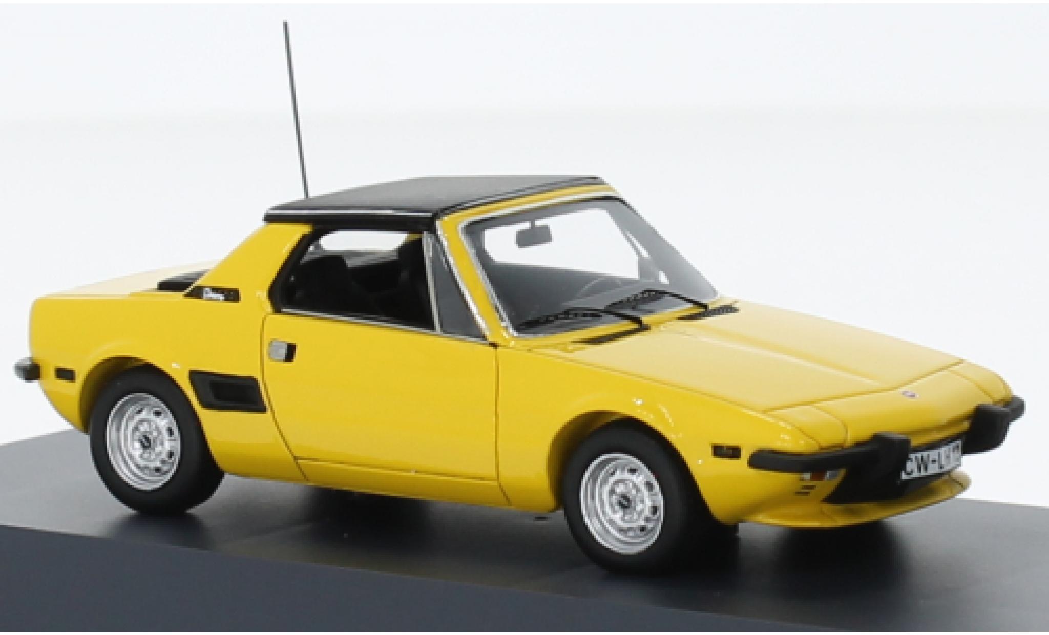 Fiat X 1/9 1/43 Schuco ProR giallo 1972 modellino in miniatura