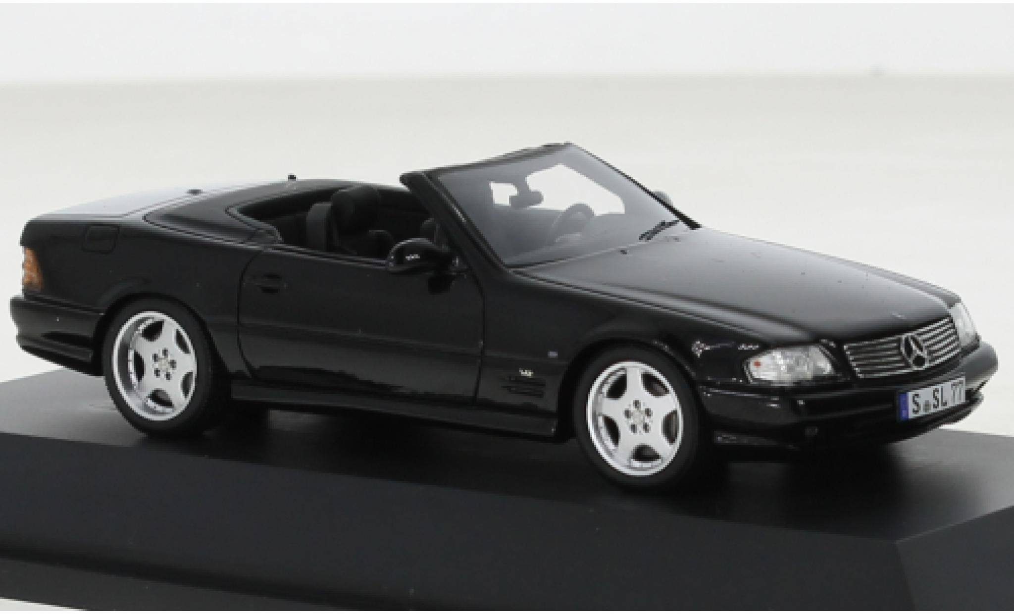Mercedes Classe SL 1/43 Schuco SL 73 nero modellino in miniatura