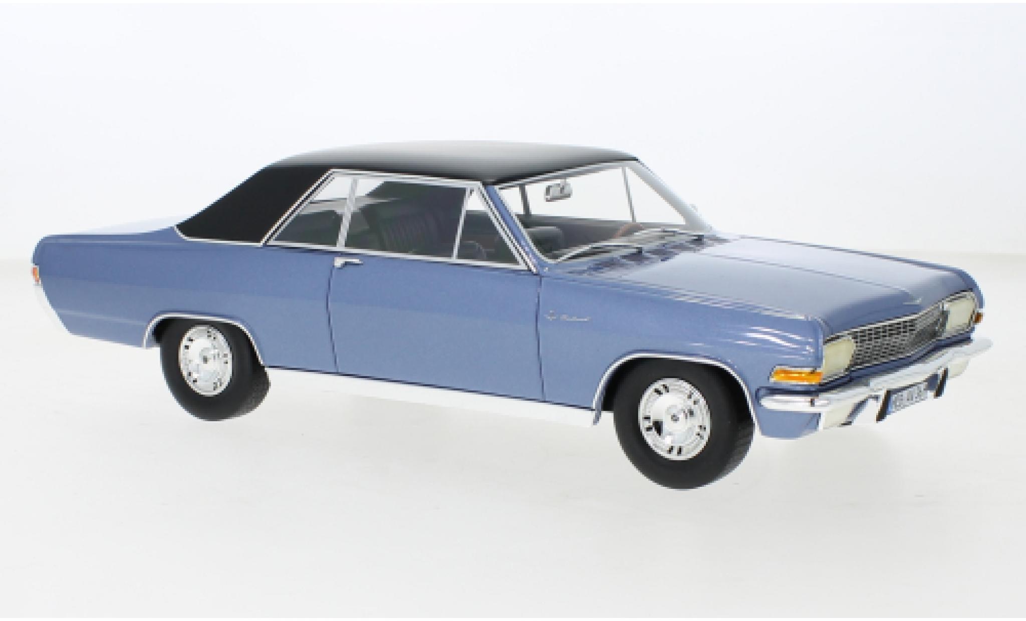 Opel Diplomat 1/18 Schuco A Coupe metallise blu/nero 1965 modellino in miniatura