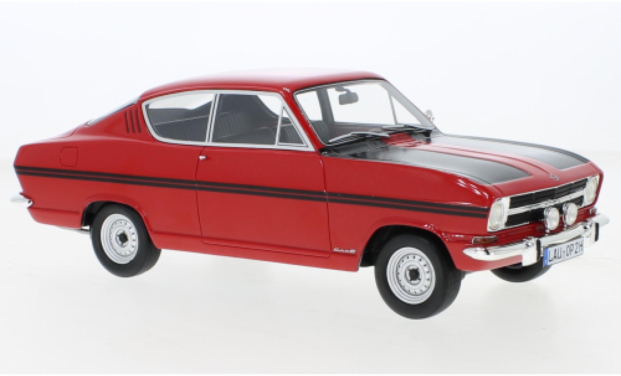 Opel Kadett 1/18 Schuco B Rallye Coupe rosso/nero modellino in miniatura