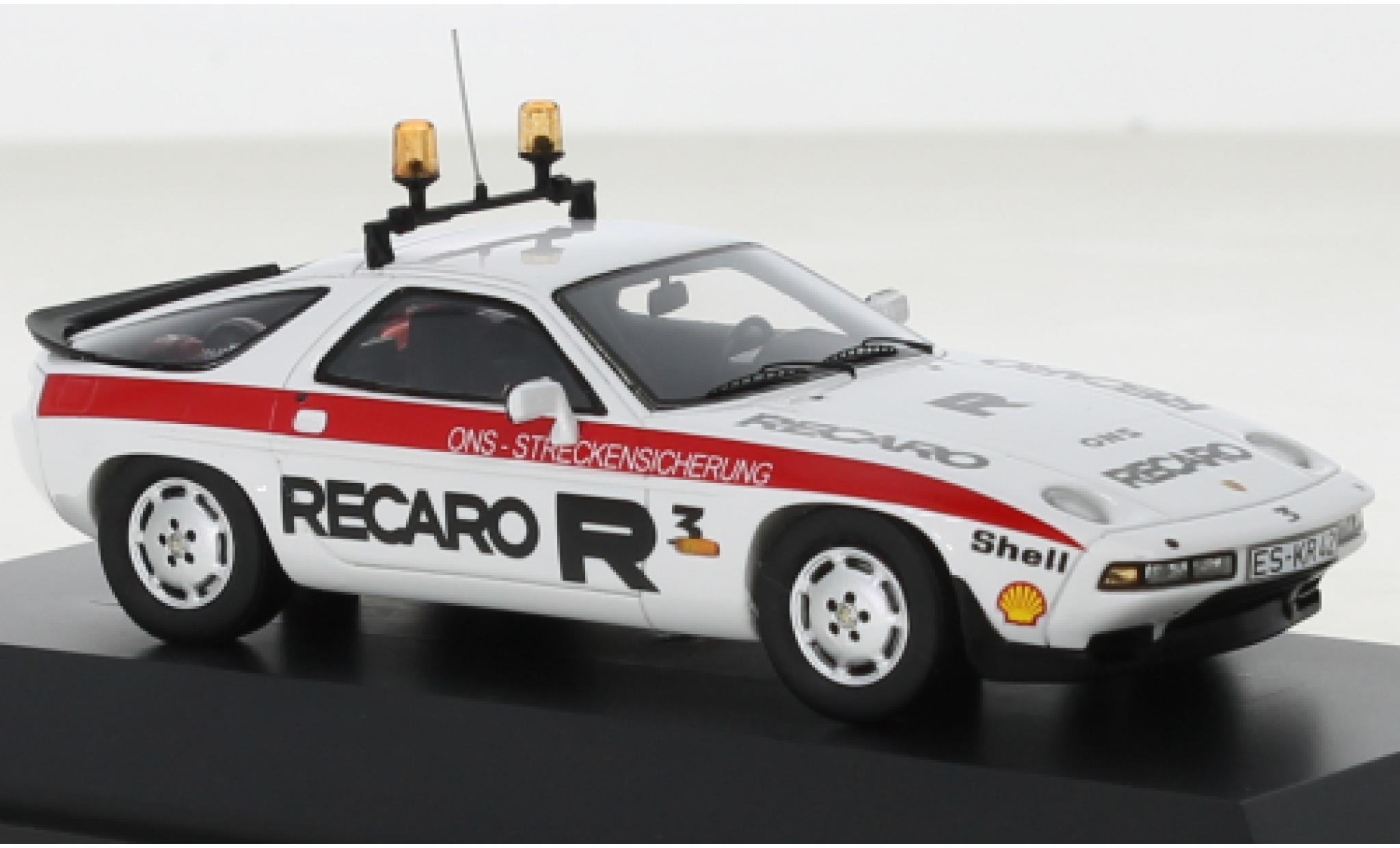 Porsche 928 1/43 Schuco S ONS-Streckensicherung modellino in miniatura