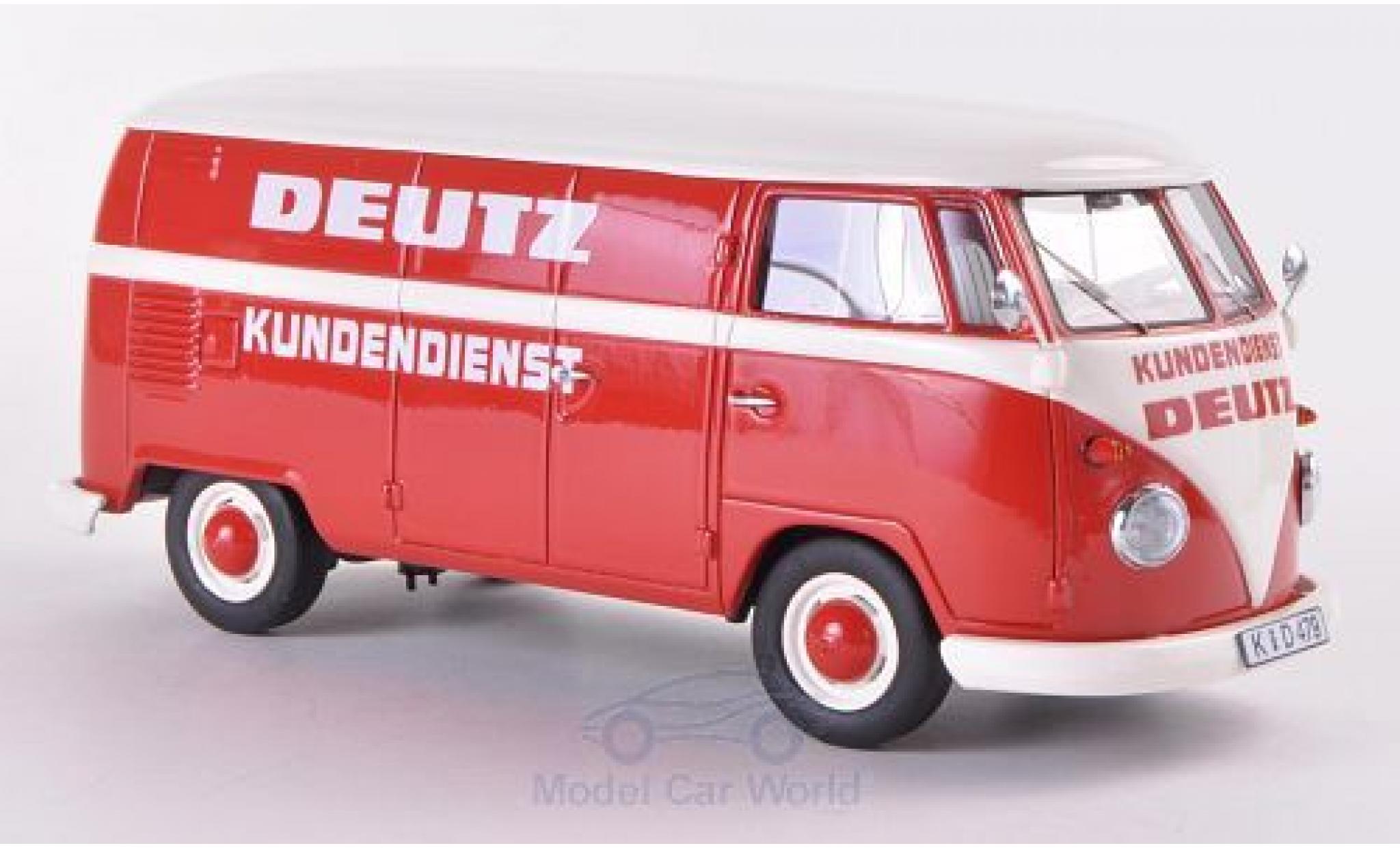 Volkswagen T1 1/18 Schuco Kasten Deutz Kundendienst modellino in miniatura