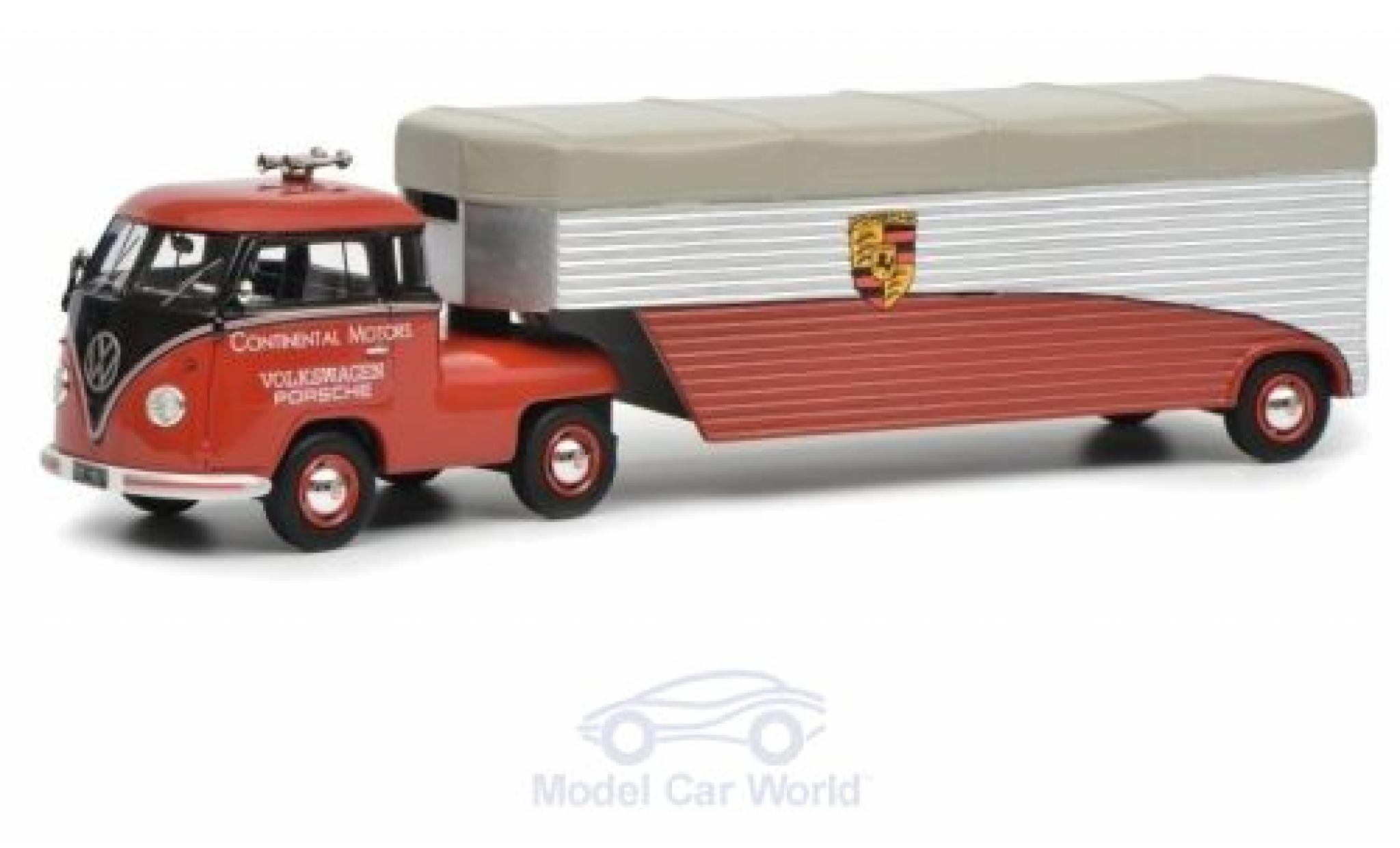 Volkswagen T1 1/18 Schuco b Renntransporter Continental Motors modellino in miniatura