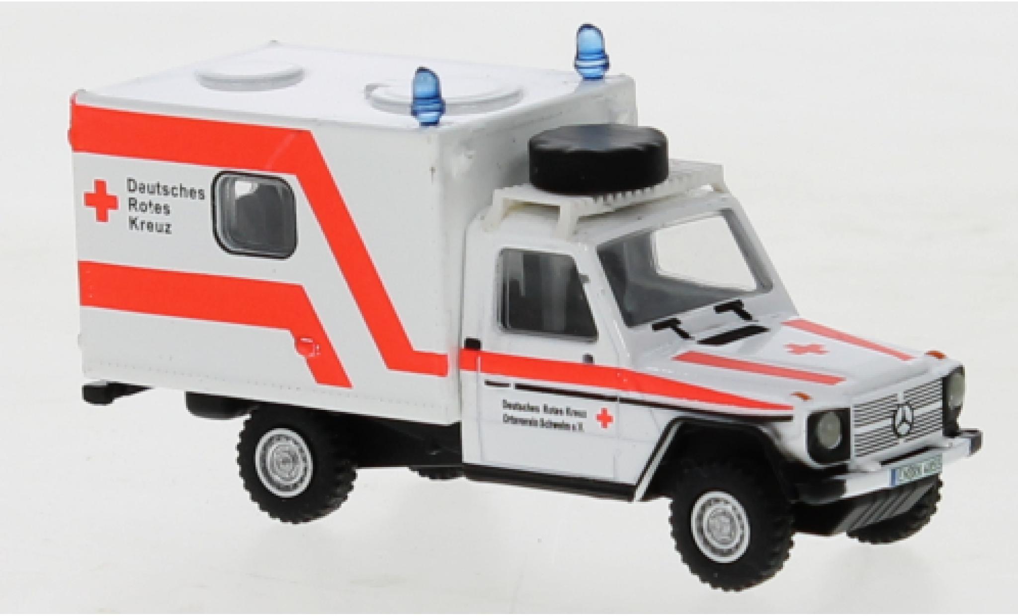 Mercedes Classe G 1/87 Schuco Krankenwagen Rotes Kreuz modellino in miniatura