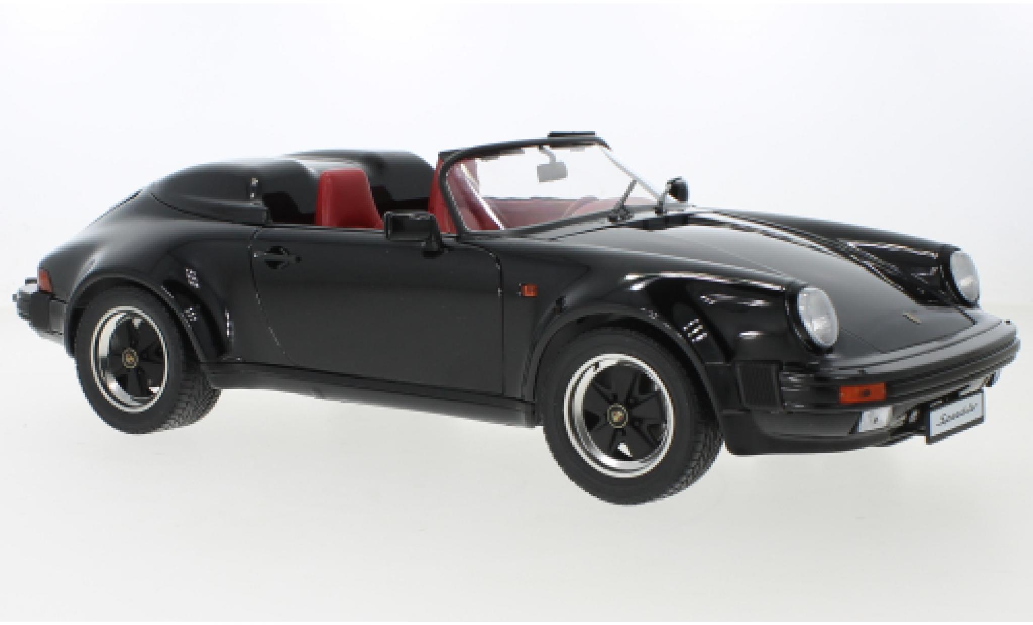 Porsche 930 Speedster 1/12 Schuco 911 nero 1989 modellino in miniatura