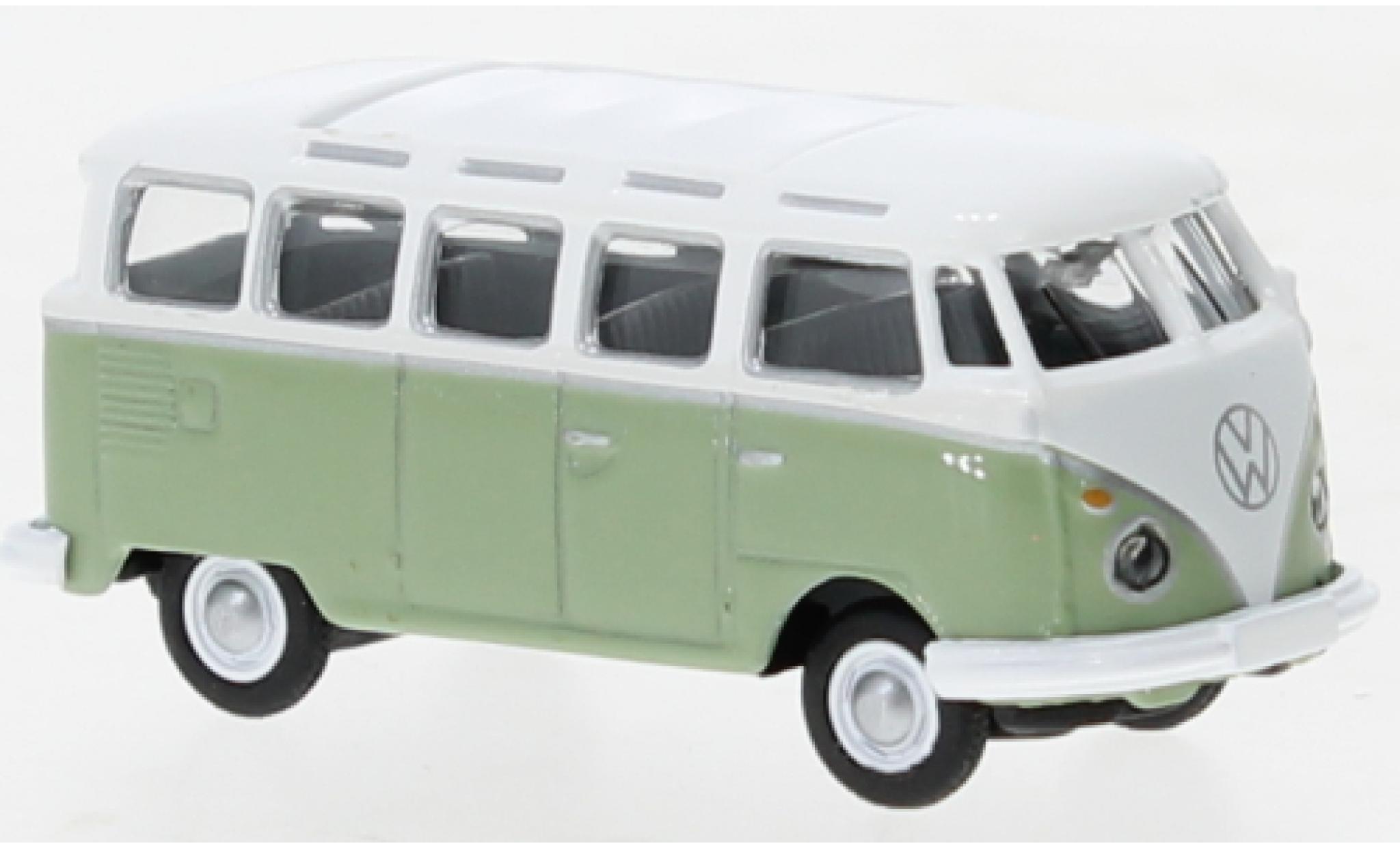 Volkswagen T1 1/87 Schuco c Samba la chaux/bianco modellino in miniatura
