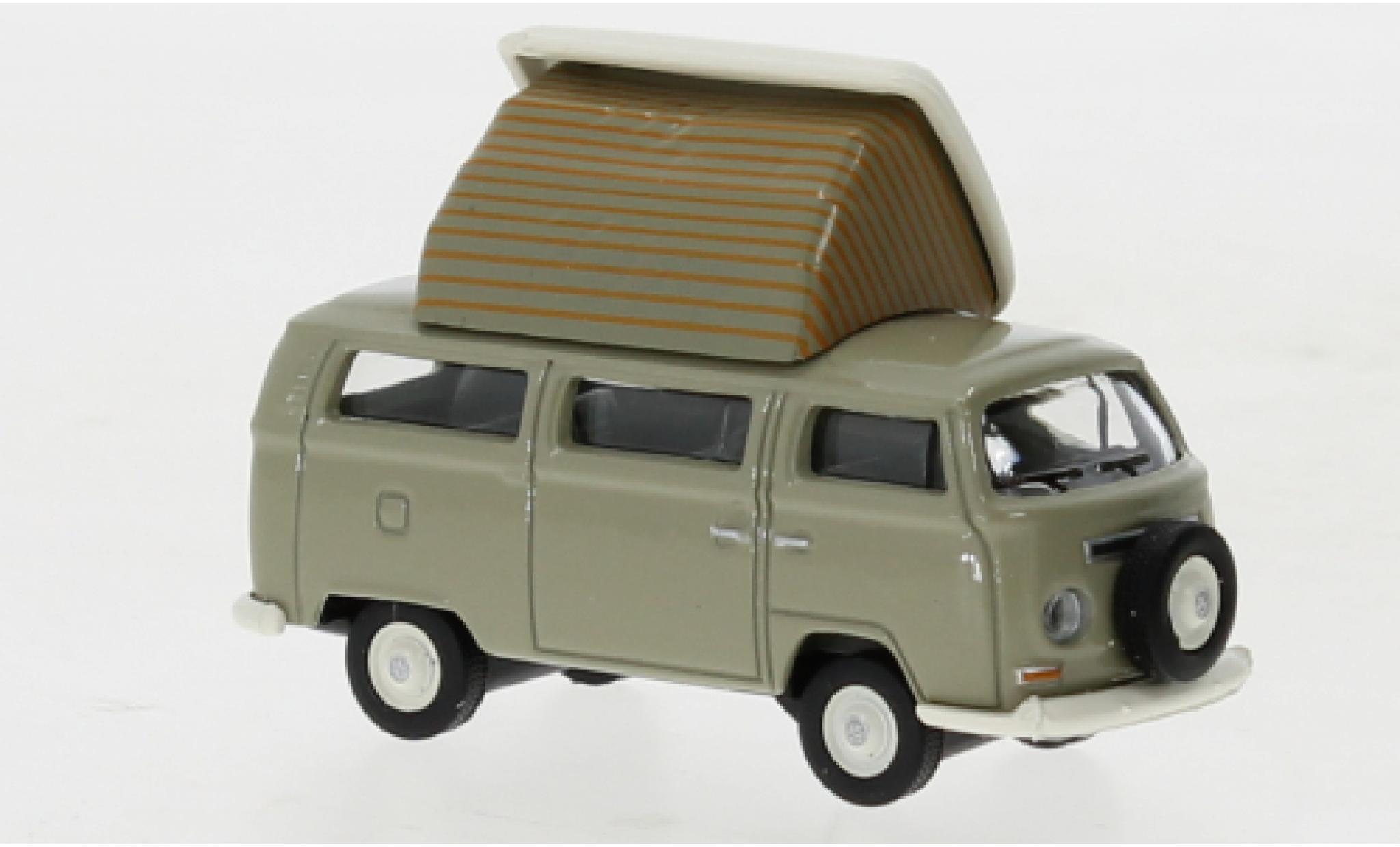Volkswagen T2 1/87 Schuco a Camper beige modellino in miniatura