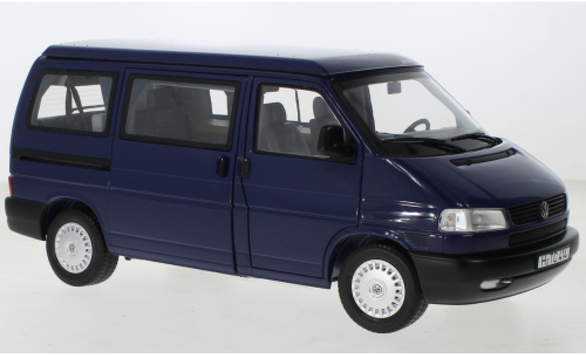 Volkswagen T4 1/18 Schuco b Westfalia Camper blu modellino in miniatura