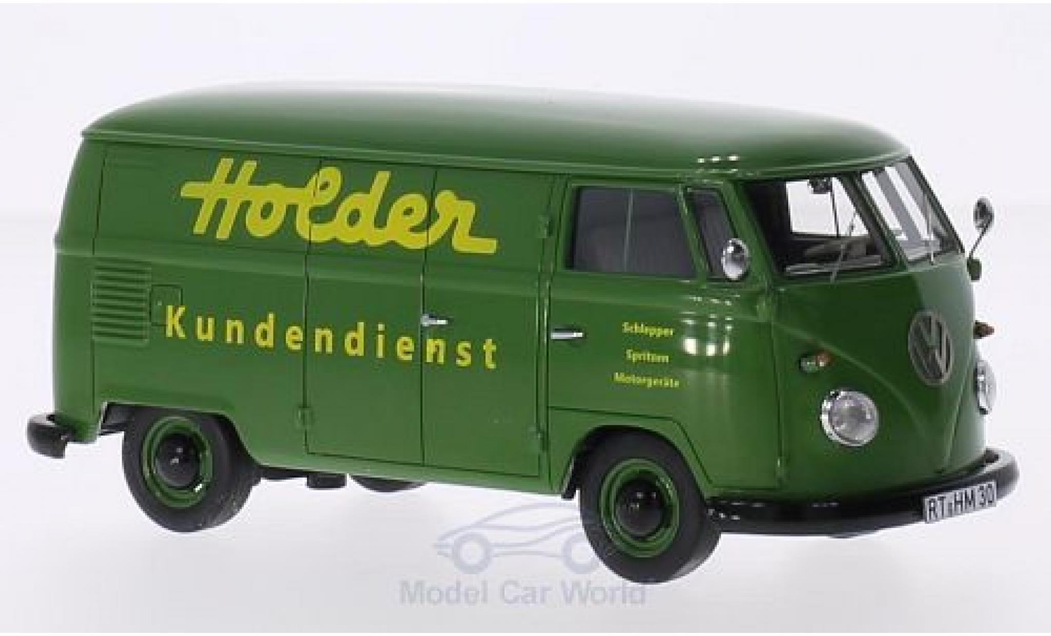 Volkswagen T1 A 1/32 Schuco Kasten Holder Kundendienst modellino in miniatura