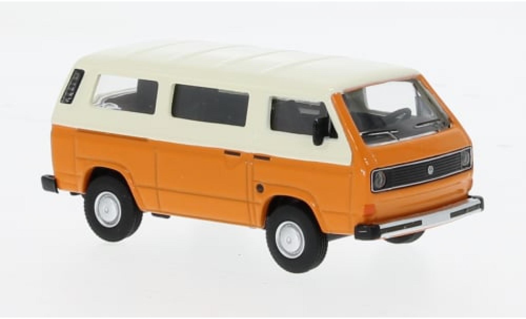 Volkswagen T3 1/64 Schuco Bus orange/beige 1:64 modellino in miniatura