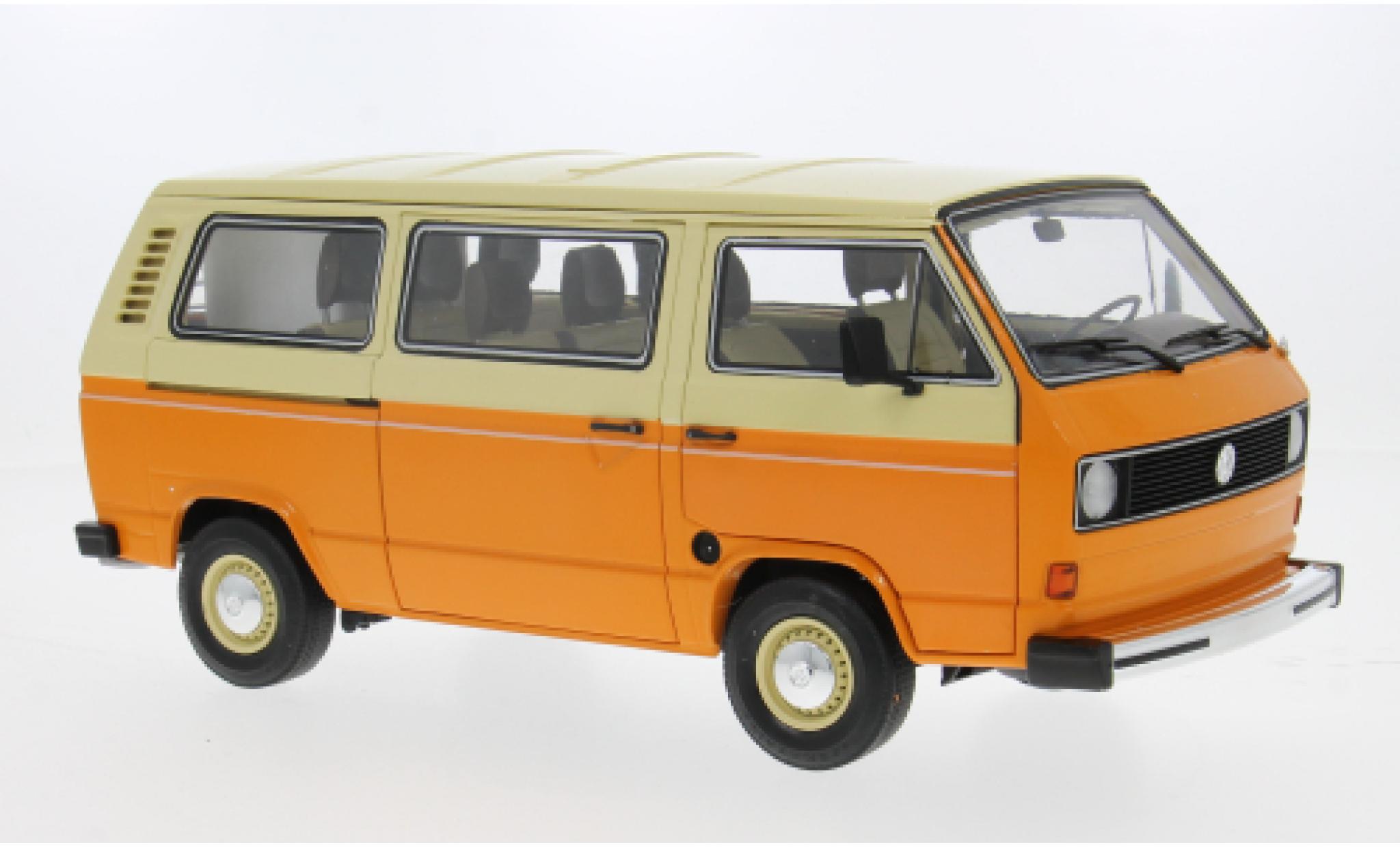 Volkswagen T3 Schuco a Bus orange/beige 1:18 modellino in miniatura