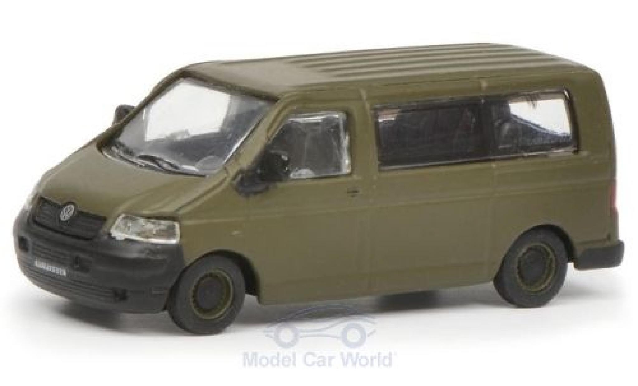 Volkswagen T5 1/87 Schuco Bus Bundeswehr modellino in miniatura