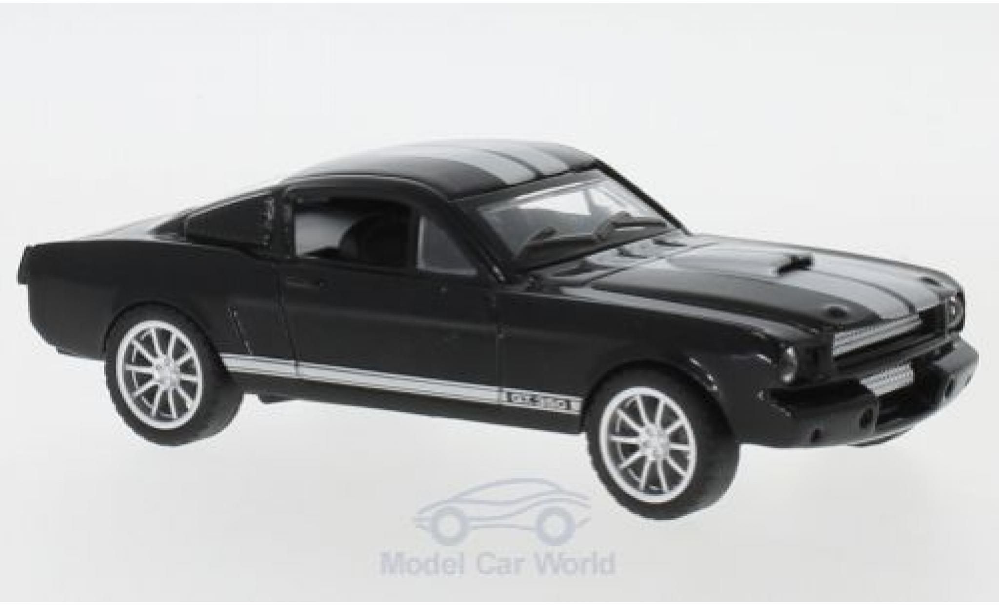 Shelby Mustang 1/43 Shelby Collectibles GT350 nero/grigio 1965 modellino in miniatura
