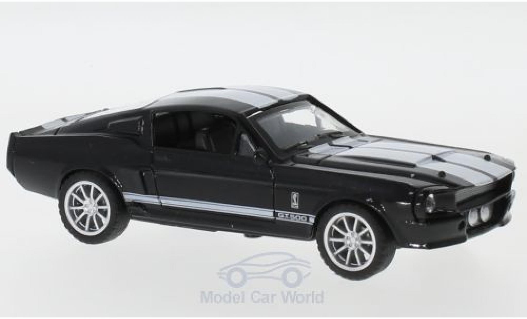 Shelby Mustang 1/43 Shelby Collectibles GT500 nero/bianco 1967 modellino in miniatura