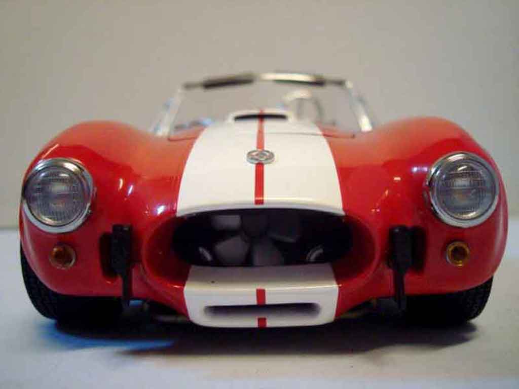 Shelby Ac Cobra 1/18 Yat Ming 427 s/c rosso tuning modellino in miniatura