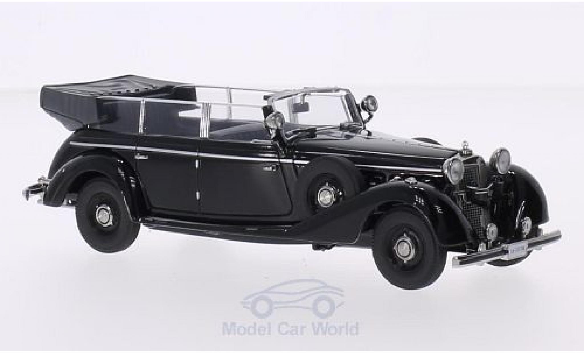 Mercedes 770 1/43 Signature Cabriolet nero 1938 modellino in miniatura