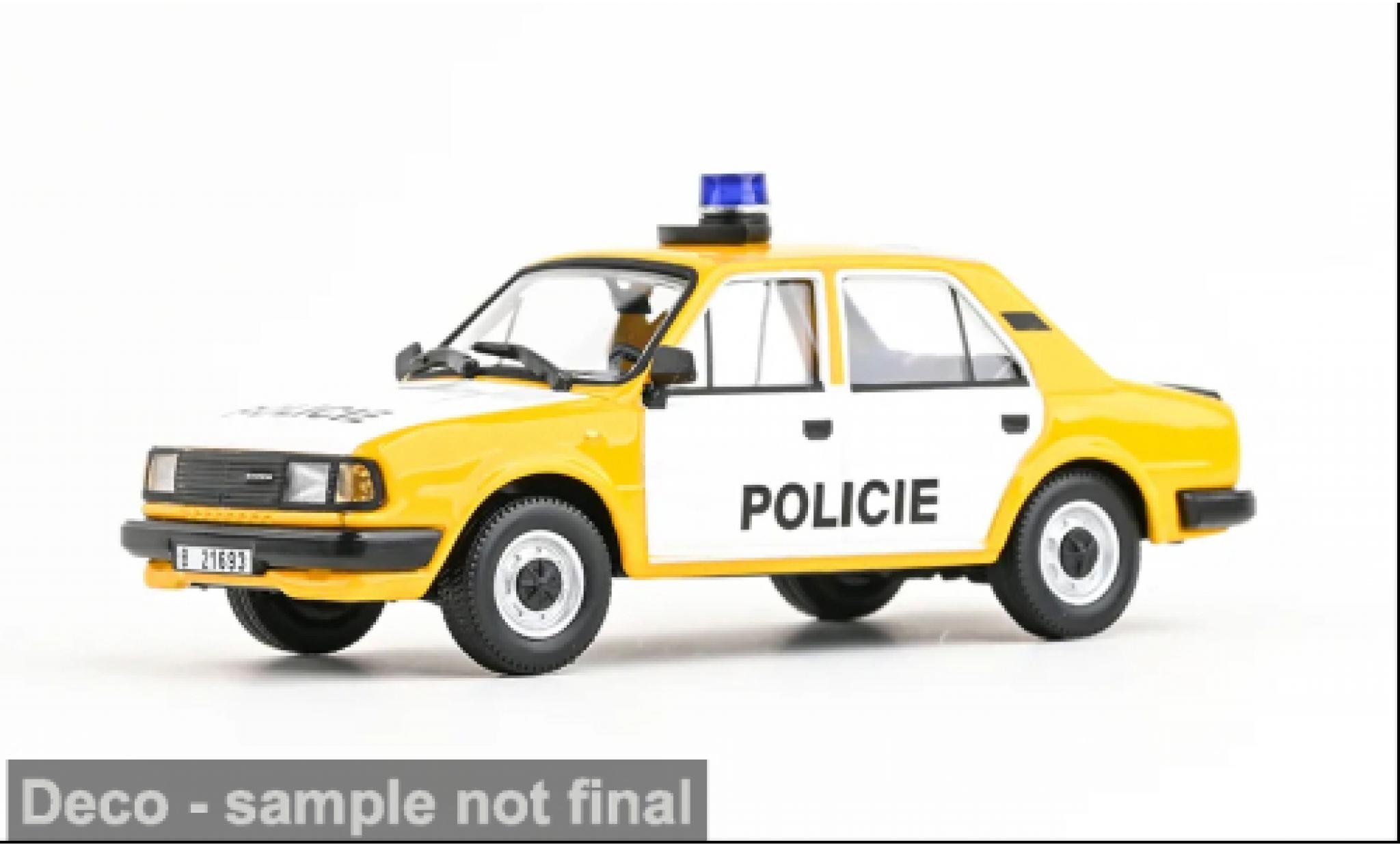Skoda 120 1/43 Abrex L 1984 Police (CZ) 1:43 modellini auto
