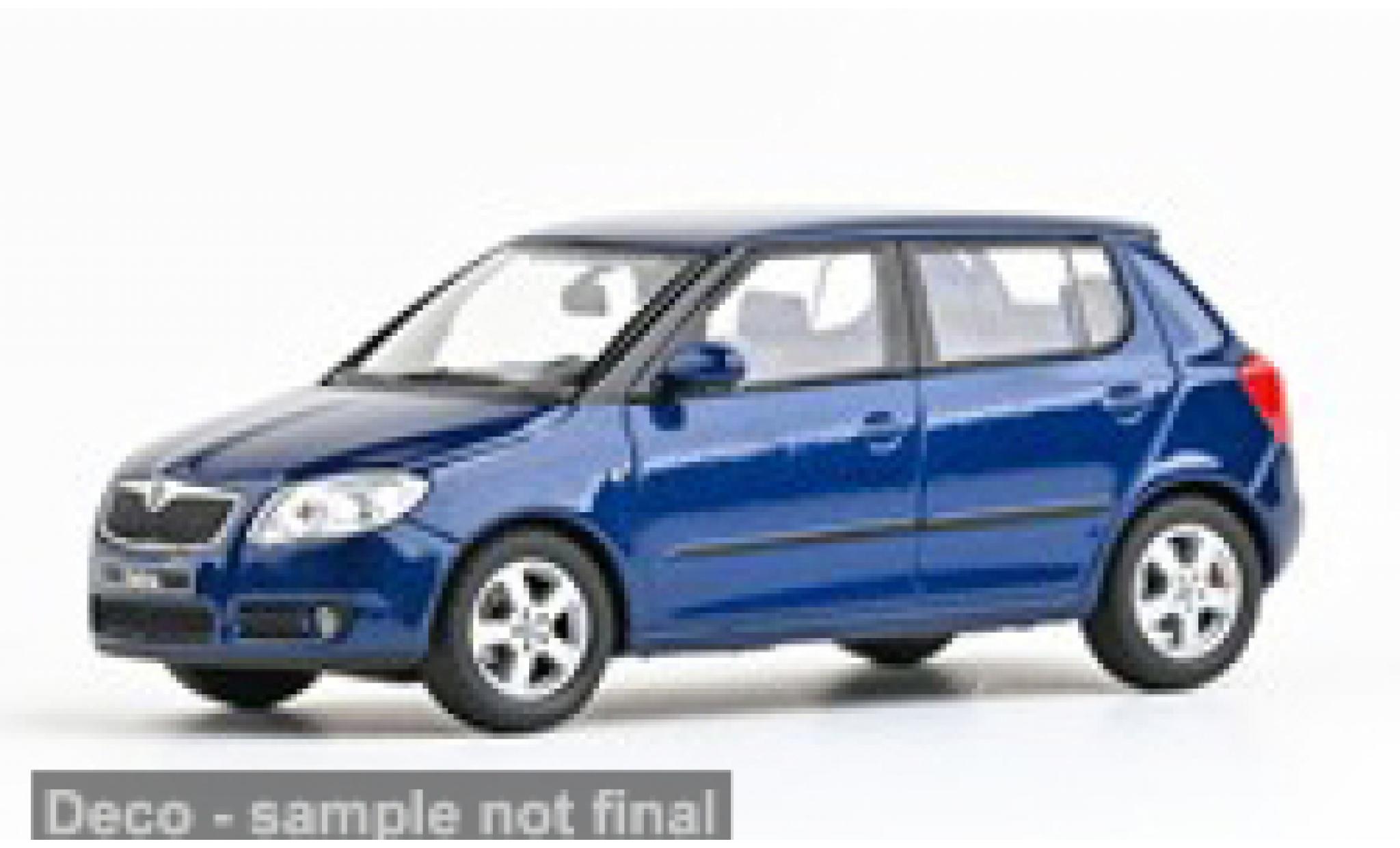 Skoda Fabia 1/43 Abrex II blau 2006 1:43 modellini auto